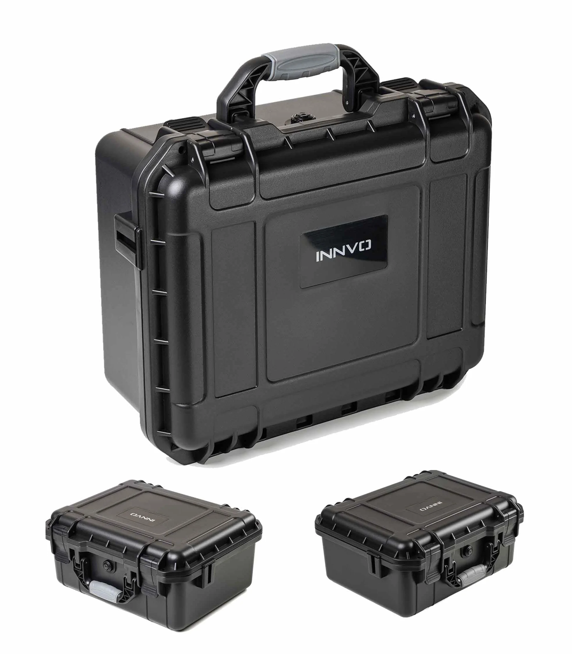INNVO Custodia impermeabile e rigida per DJI Air 3S/3 Fly More Combo Tasca in rete e schiuma personalizzata antiurto