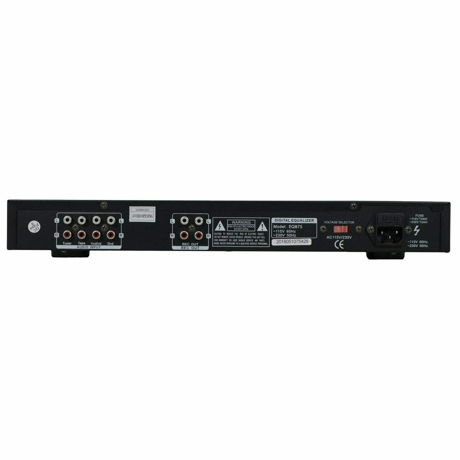 Emb – EQB75 – Dual 10 Band Equalizer stereo con analizzatore di spettro