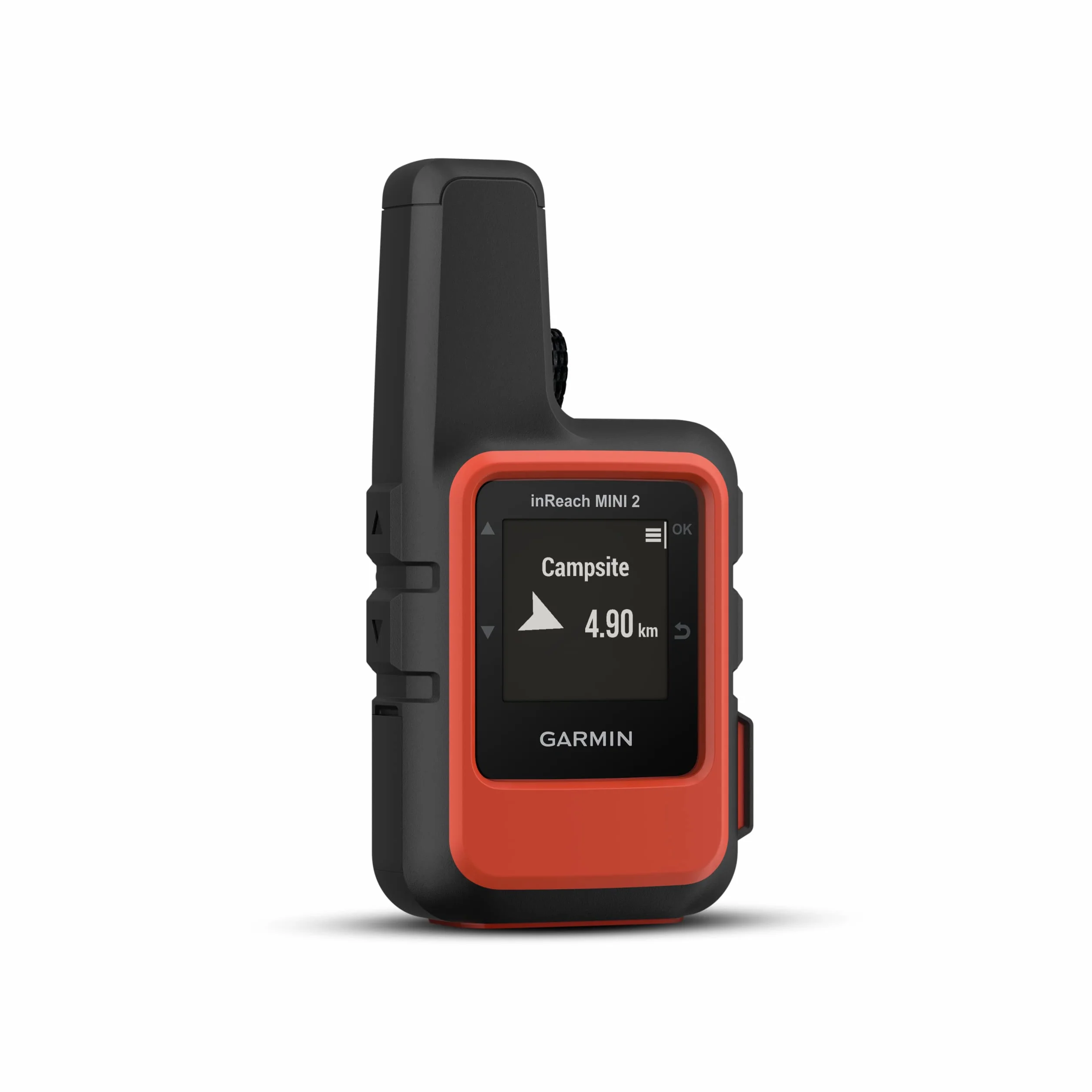 Garmin InReach Mini 2 (Flame Red), Comunicatore Satellitare, Copertura Iridium, Invia e ricevi messaggi, Lancia SOS, LiveTrack, TracBack, Autonomia fino a 14 giorni