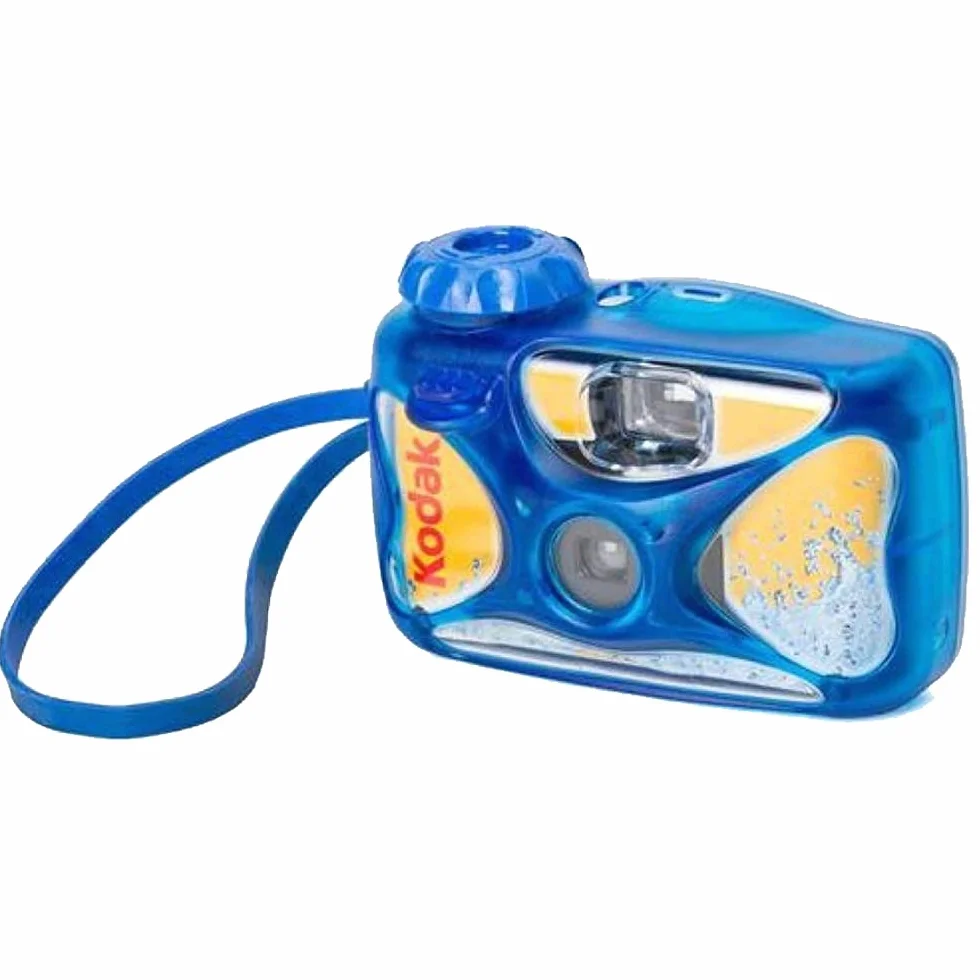 Kodak Fotocamera monouso subacquea sportiva monouso con pellicola a 800 velocità a 27 esposizioni (confezione da 3)