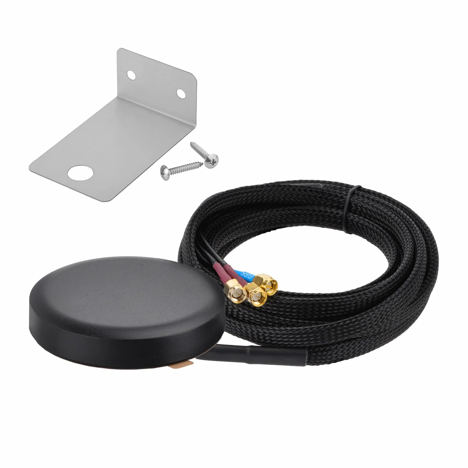 Superbat Antenna MIMO GPS 4G LTE per Esterno Omnidirezionale con Fissaggio a Vite, Progettata per Sistemi di Navigazione per Camion, Router 4G LTE e Amplificatori Mobili