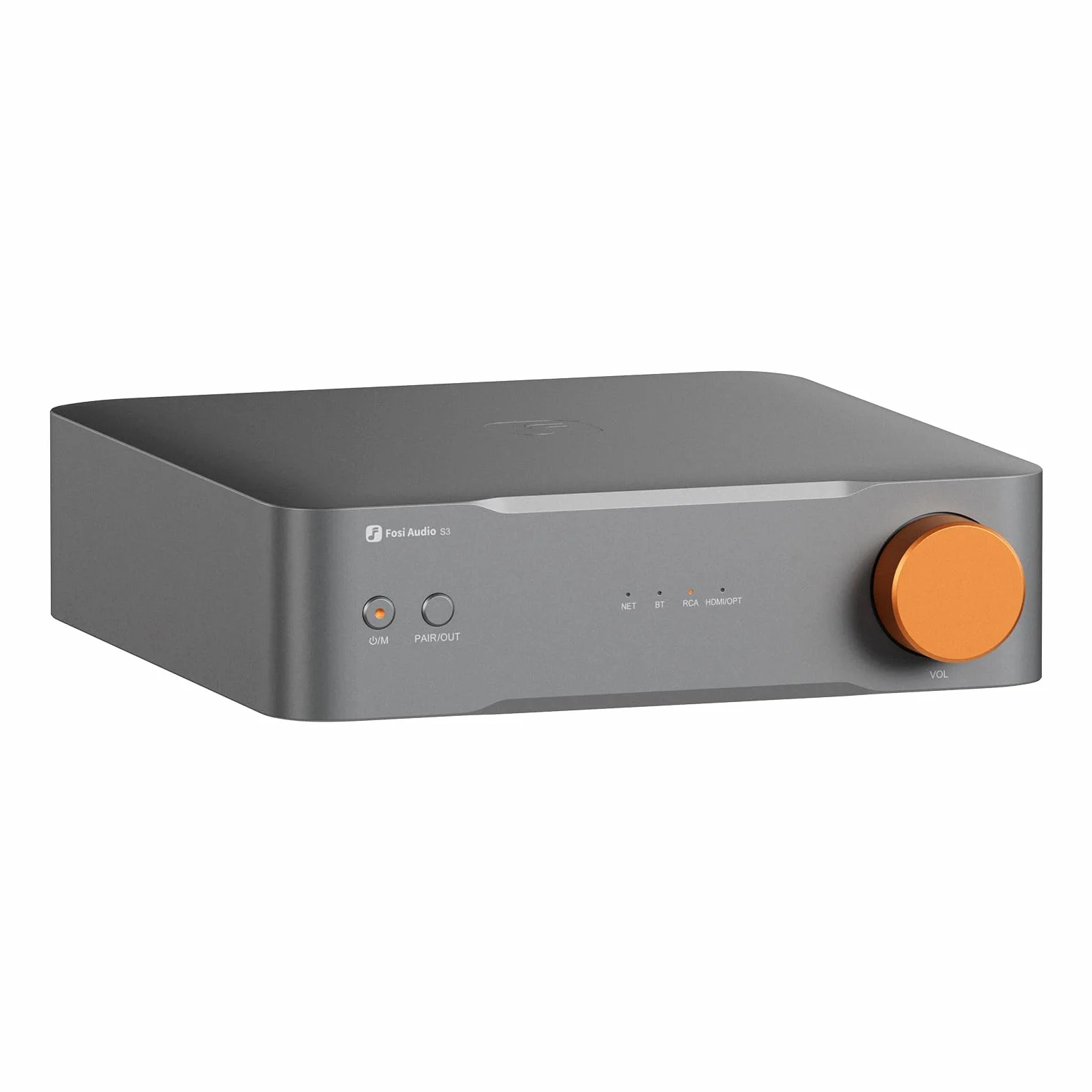 Fosi Audio S3 HiFi Music Streamer DAC Preamplificatore, Wi-Fi 6 Bluetooth 5.3, XLR bilanciato, HDMI eARC, AirPlay 2