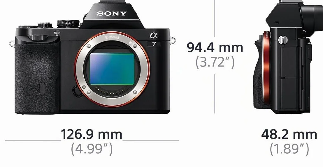 Sony Alpha 7 Fotocamera Digitale Mirrorless ad Obiettivi Intercambiabili, Sensore CMOS Exmor Full-Frame da 24.3 MP, ILCE7B, Nero