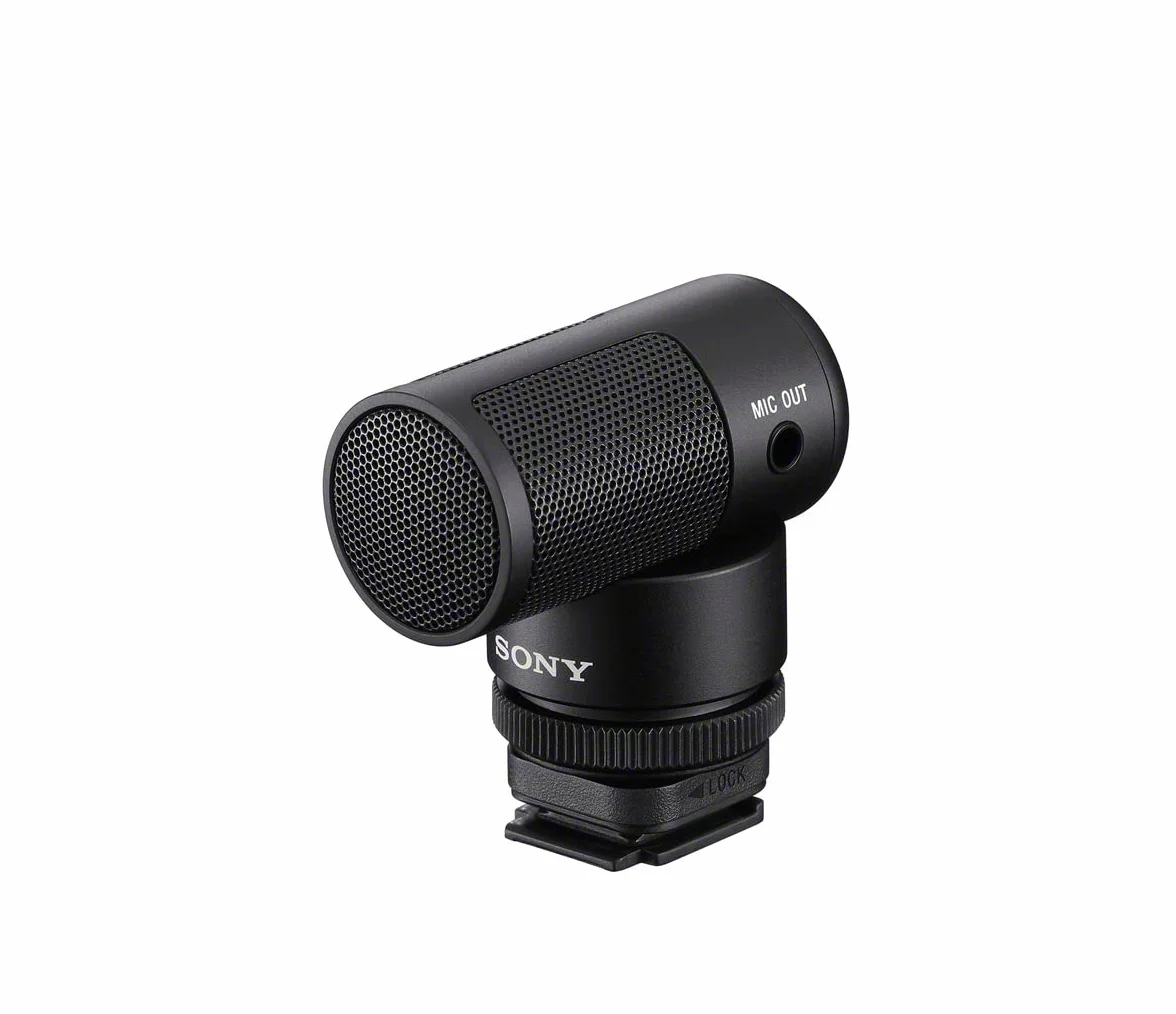Sony Microfono Shotgun ECM-G1 (senza cavi e batteria), Nero