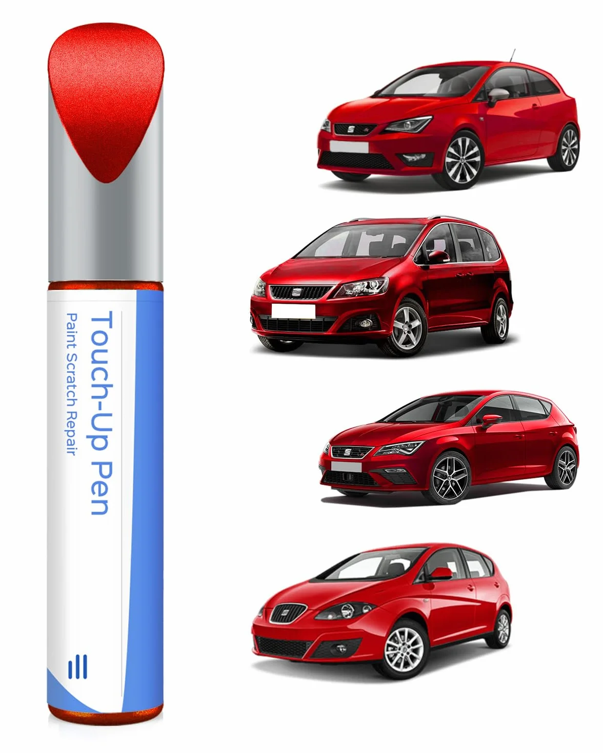 Vernice per ritocchi rosso metallizzato Rojo Emocion per Seat Exact Match