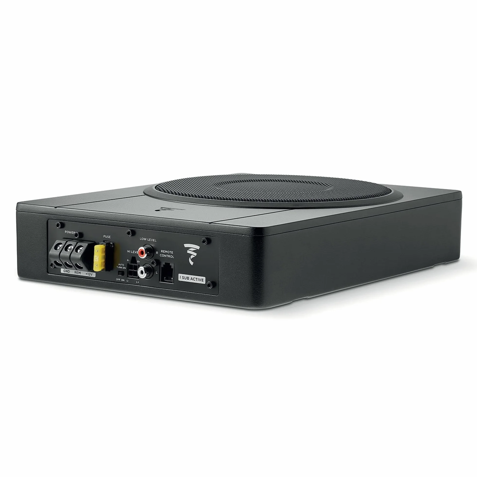 FOCAL ISUB ACTIVE 2.1 Subwoofer Amplificato da Sottosedile con Amplificatore 2 Canali Integrato
