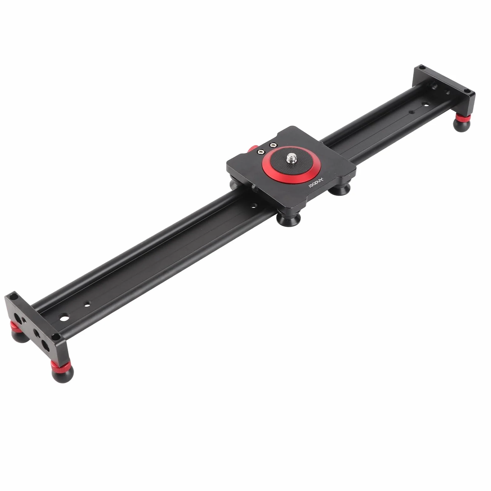 40 Cm/16 Pollici in Lega di Alluminio per Fotocamera Slider Video Stabilizzatore Binario per Fotocamera DSLR Videocamera DV Fotografia di Film, Carico Fino a 11 Libbre