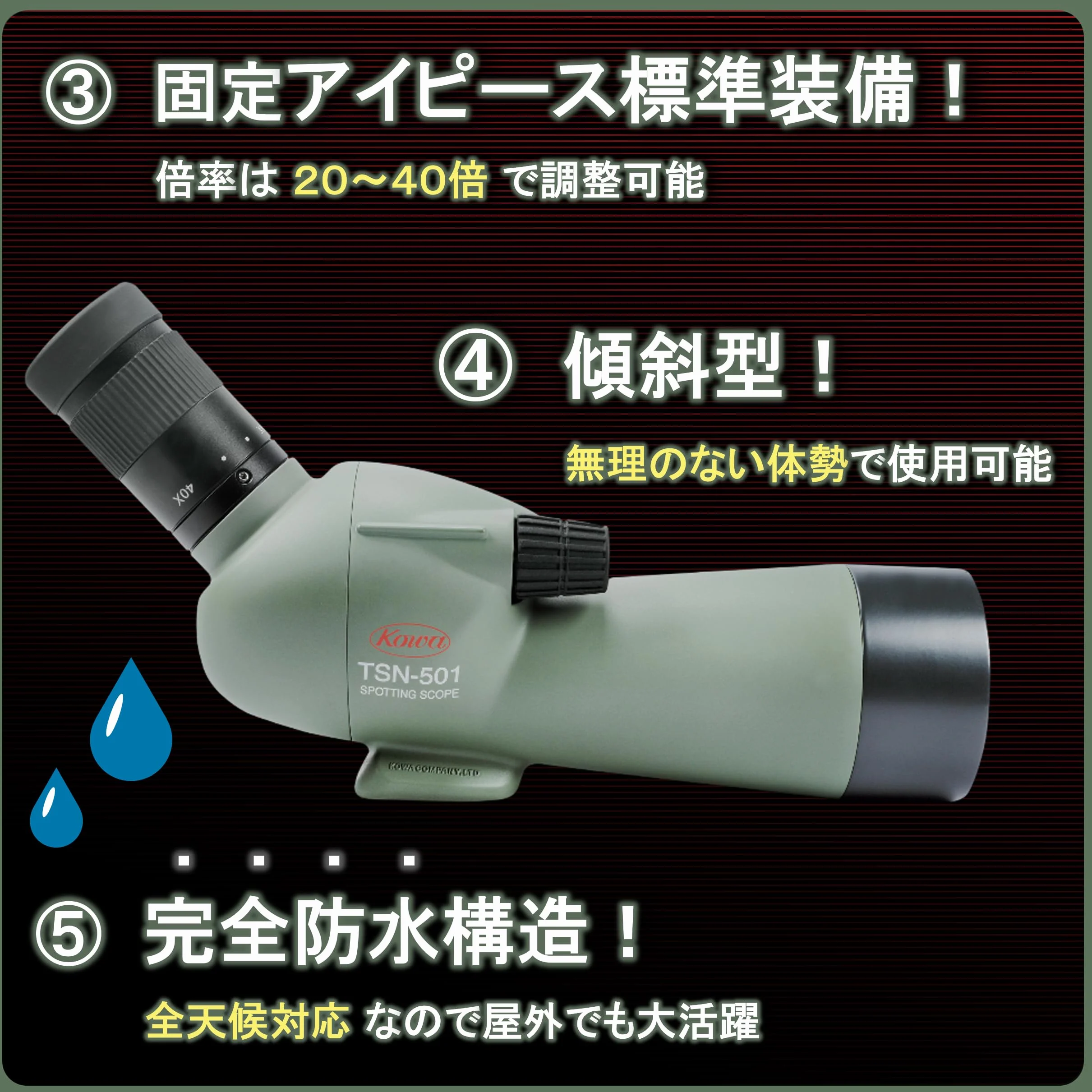 Cannocchiale Kowa TSN 501