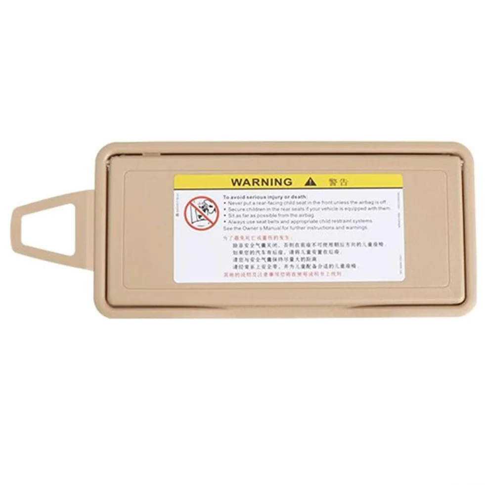 Elegante visiera parasole per specchietto retrovisore per Mercedes Classe S, adatta direttamente ai modelli dal 1998 al 2013 (beige destro)