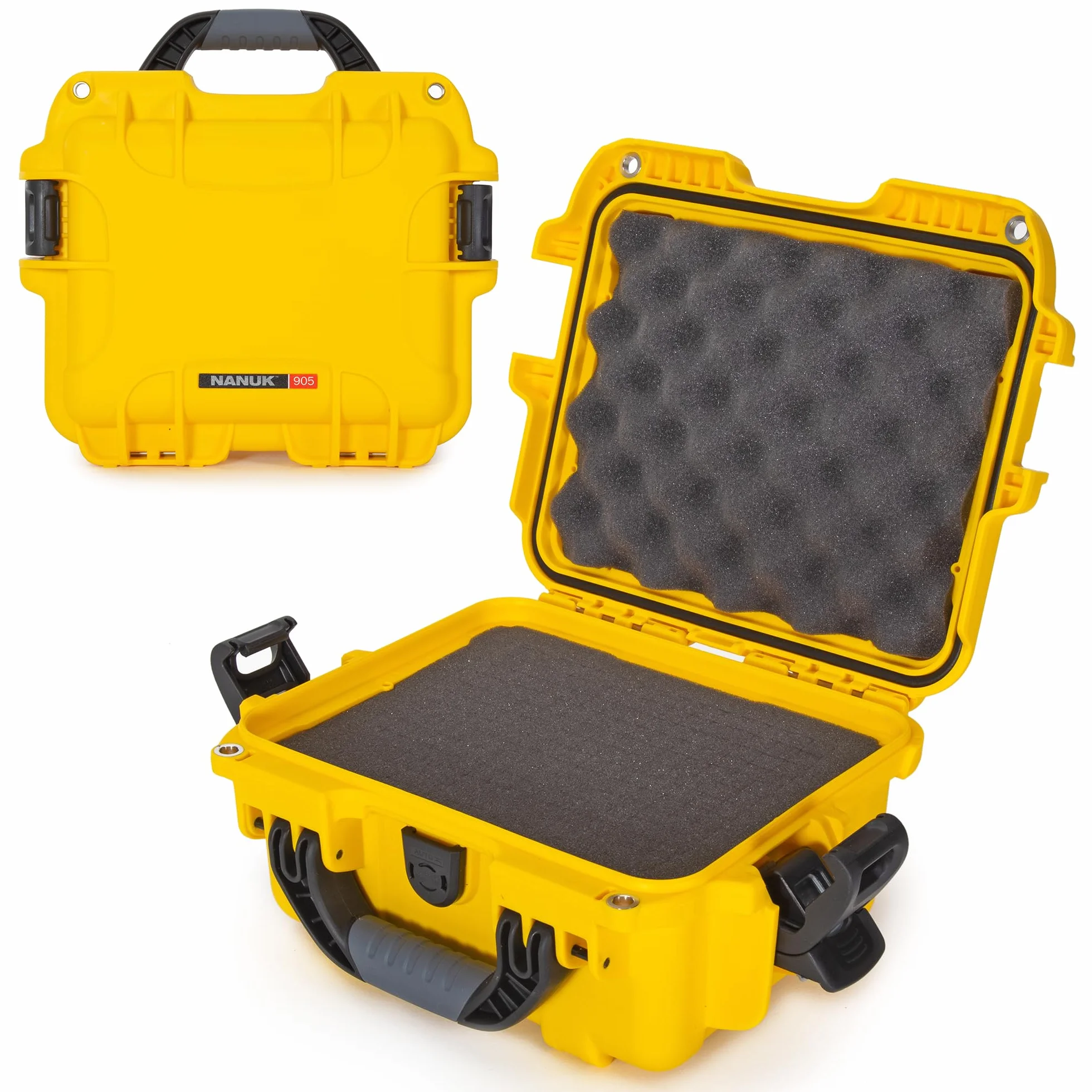 NANUK Custodia rigida impermeabile 905 con inserto in schiuma - Giallo