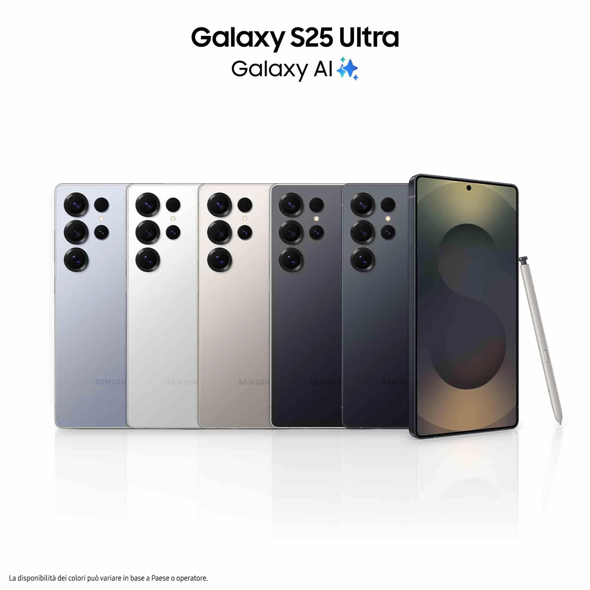 Samsung Galaxy S25 Ultra Smartphone AI, 3 anni di Garanzia del produttore, Display 6.9'' QHD+ Dynamic AMOLED 2X, Fotocamera 200MP, RAM 12GB, 256GB, 5.000 mAh, Titanium Black [Versione italiana]