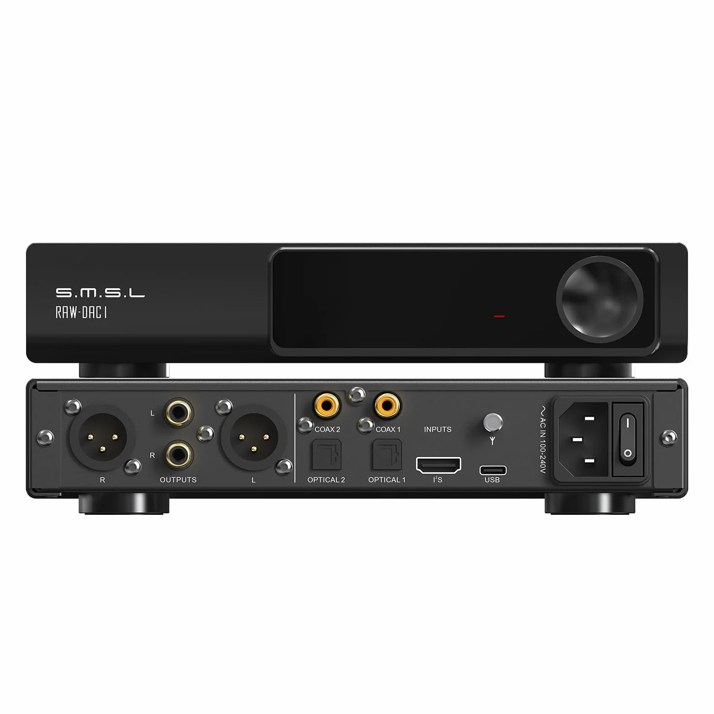S.M.S.L RAW-DAC1 Decoder MQA-CD AK4191+AK4499EX Supporto LDAC XU316 32bit/768kHz DSD512 DAC