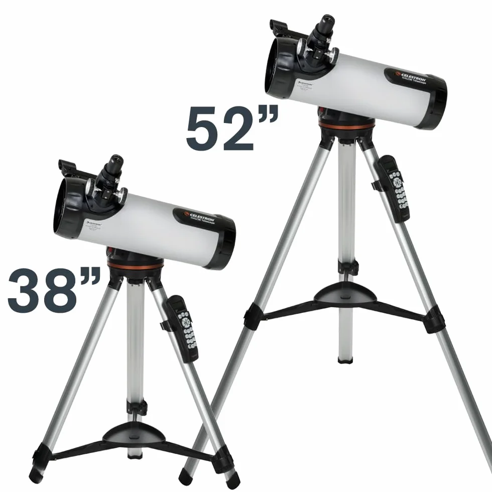 Celestron 31150 LCM 114 Telescopio riflettore newtoniano computerizzato, Argento