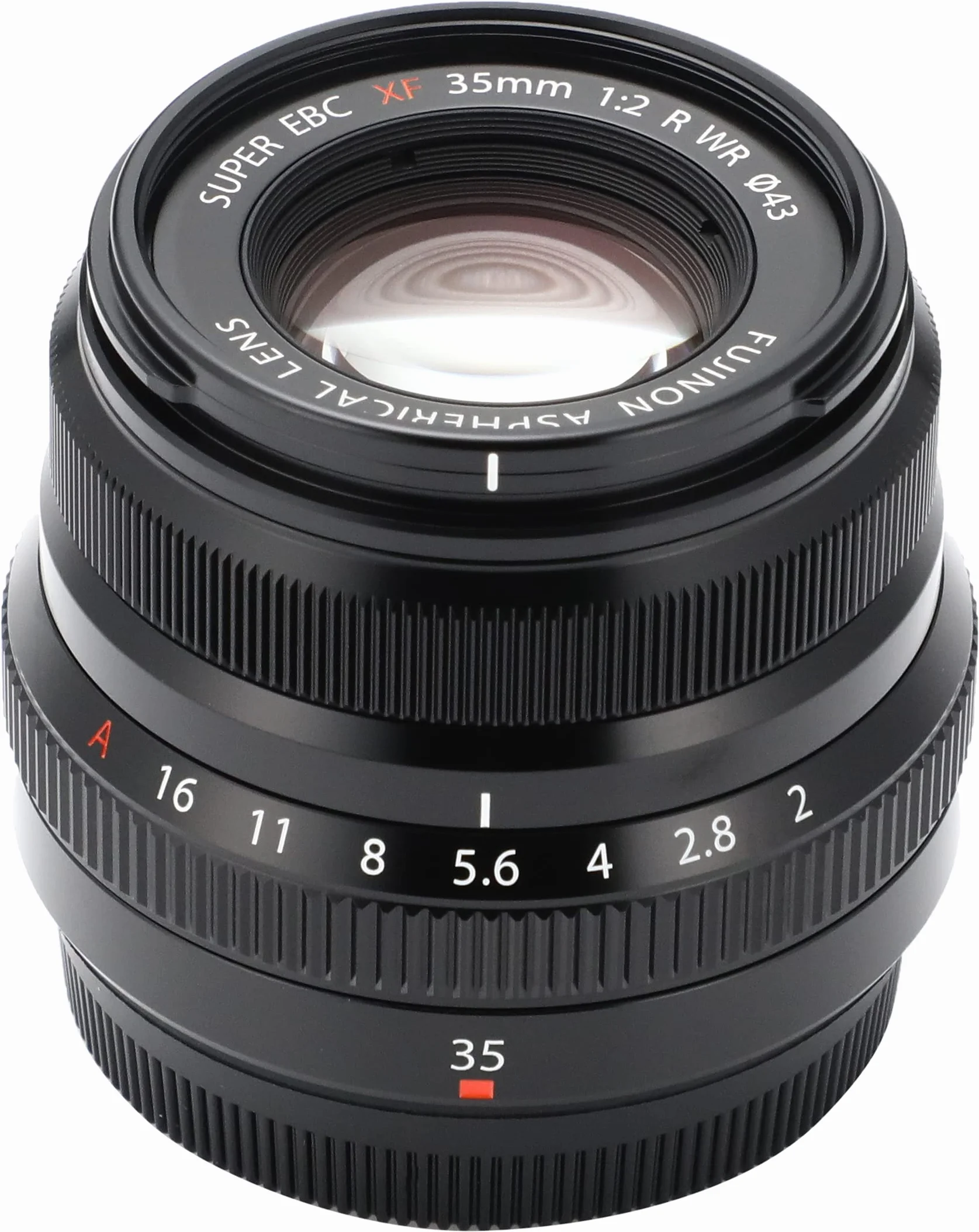 Fujifilm FUJINON XF35mmF2 R WR Obiettivo 35mm, f/2, Resistente Intemperie, Attacco X Mount, Nero