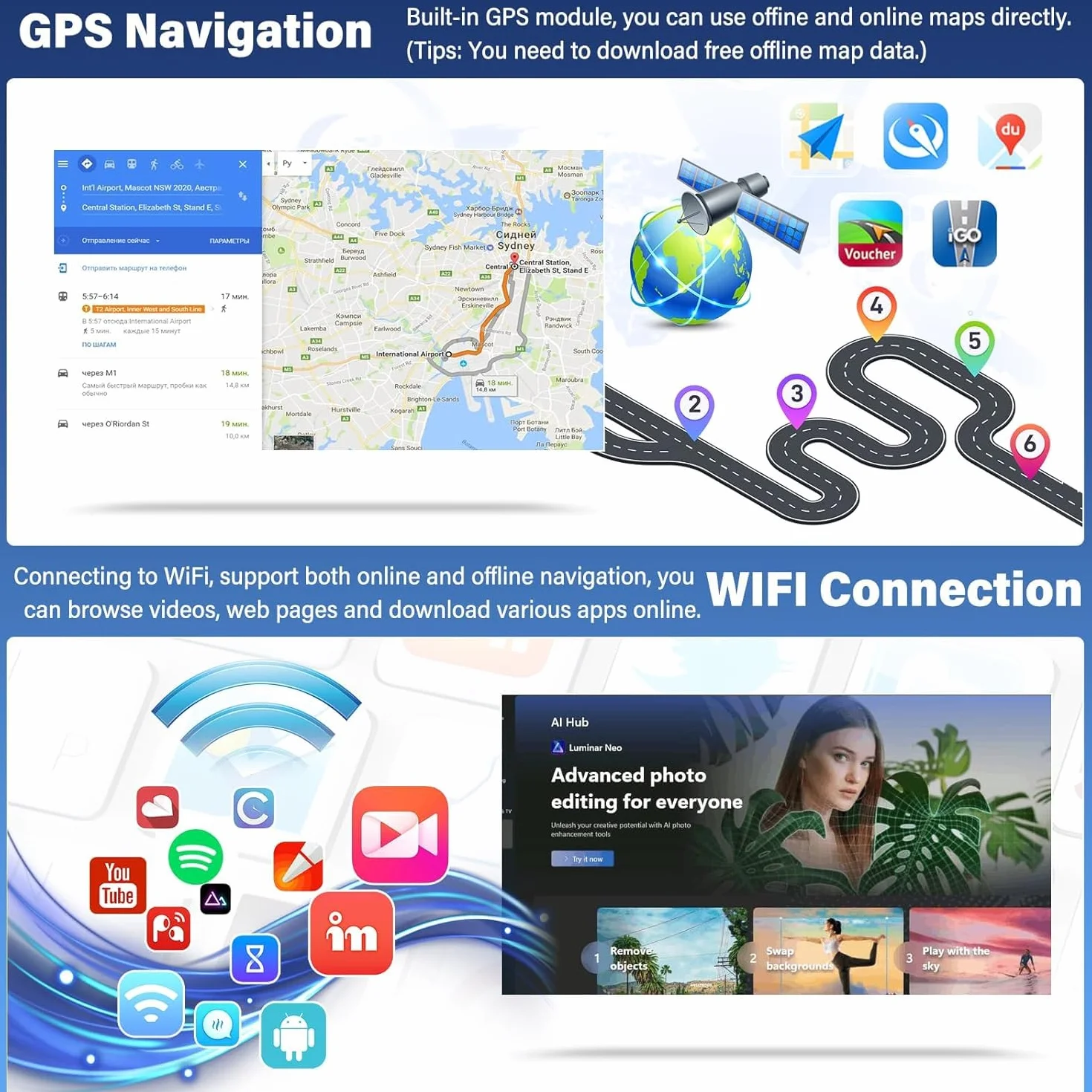 2 + 32 G Android 13 Autoradio per Nissan Micra 3 K12 2002 – 2009 con CarPlay Android Auto 9 pollici Navigazione GPS Auto Radio Display con Bluetooth WiFi SWC + Telecamera posteriore AHD