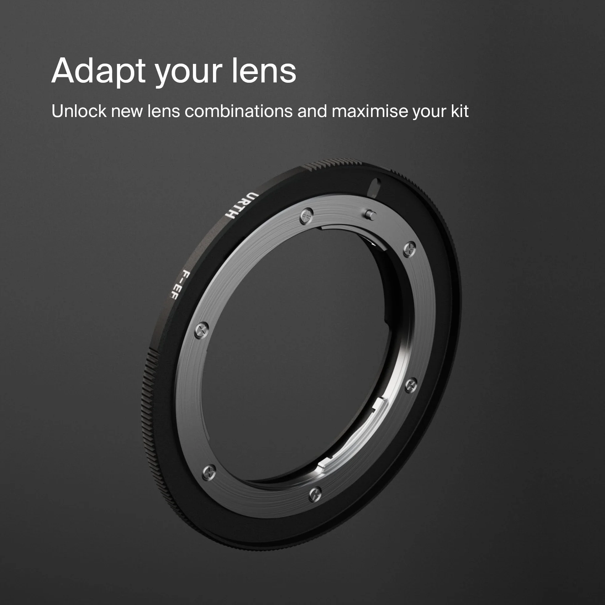 Urth Adattatore Innesto Obiettivo (Manuale): Compatibile con Canon (EF/EF-S) Corpo Macchina to Nikon F Obiettivo