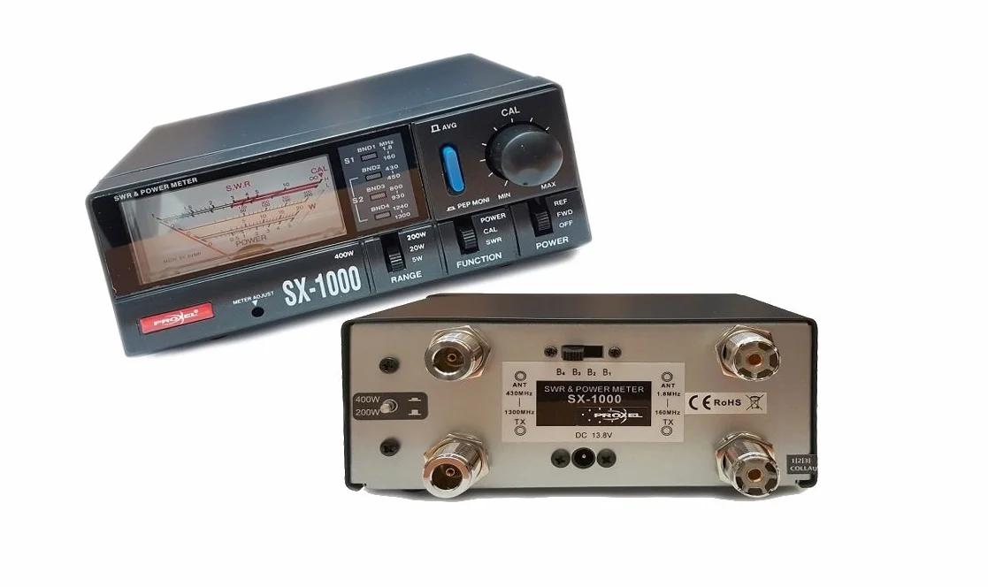 Proxel SX-1000 WATTMETRO/ROSMETRO 1.8-160 MHz / 420-1300MHZ (5W/20W/200W/400W)
