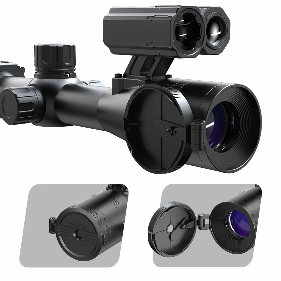 PARD Ottica per Carabina, Telemetro 1000m, risoluzione 2560x1440, registrazione video, Wi-Fi, impermeabile, DS35-LRF