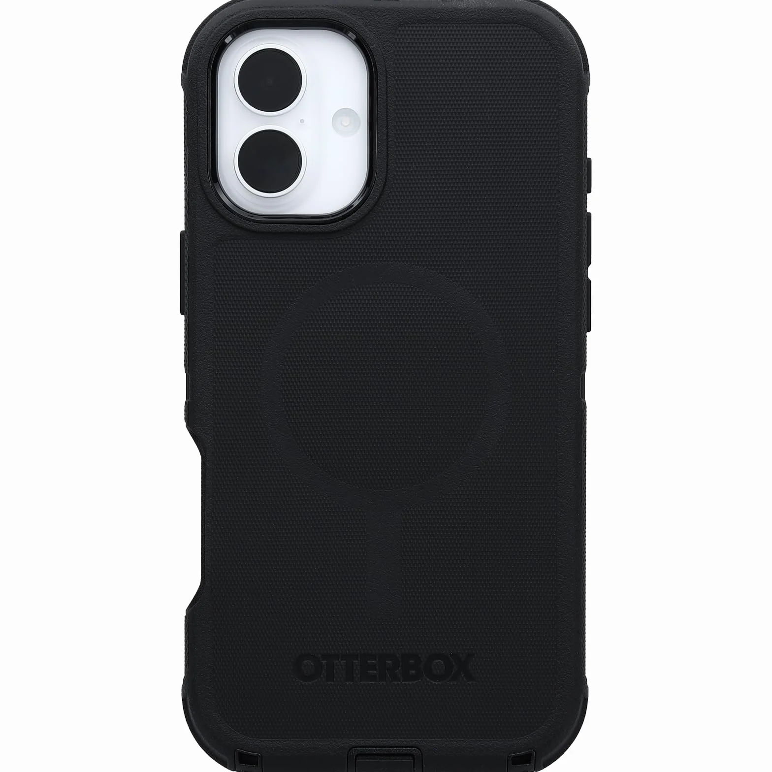 OtterBox Cover Defender Series MagSafe per iPhone 16 Plus, custodia protettiva antiurto, a prova di caduta, protezione estrema, testata 7x norme MIL-STD 810G, Nero, Senza Retail Package