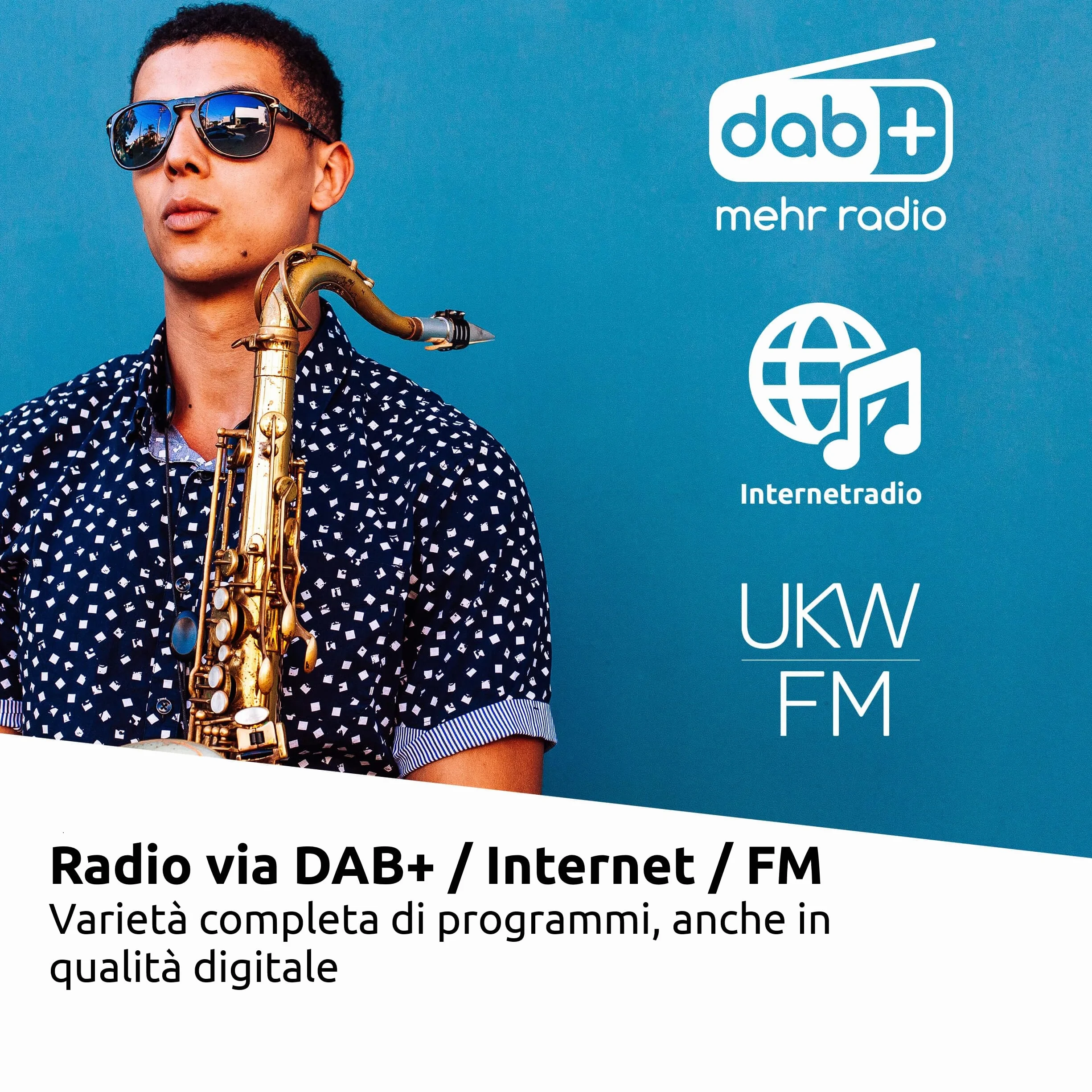 TechniSat DIGITRADIO 372 CD IR Radio Internet stereo DAB+ FM CD Wi-Fi Bluetooth display colori USB AUX sveglia 10 W argento