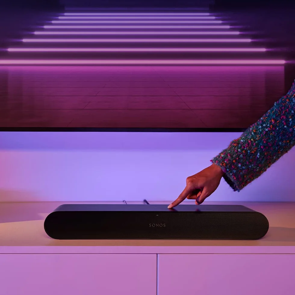 Sonos Ray Soundbar Compatta per TV e Musica Nero