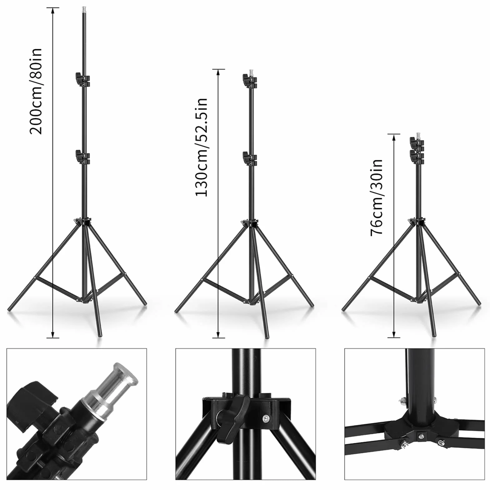 Andoer Kit Studio Fotografico, Sistema Supporto Sfondo 1,6m x 3m con Softbox, Lampadine 45W, Ombrello, Portalampada E27, Stativi 2M, Trasporto per Fotografia, Foto e Video