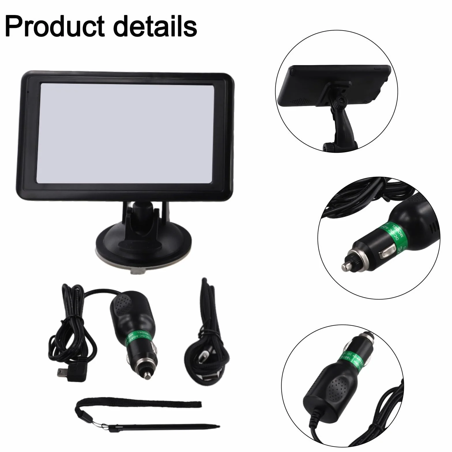 Navigatore GPS 5 Pollice 8GB ROM TFT Touch Screen con Mappa Gratis Regno Unito