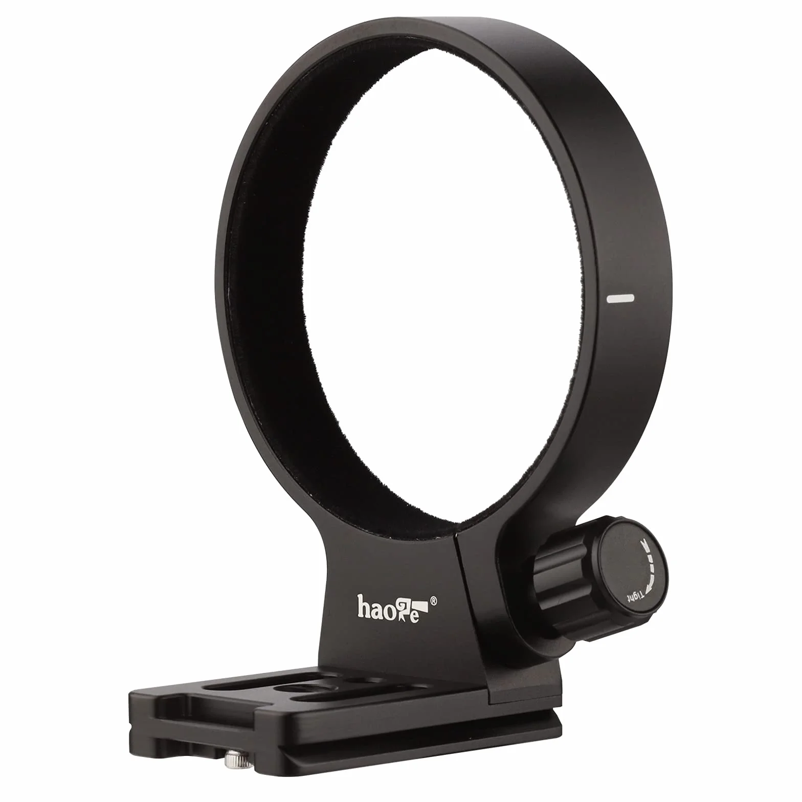 Haoge LMR-RF100 - Anello di montaggio per treppiede per obiettivo Canon RF100mm F2.8 L MACRO IS USM Canon RF-Mount Base Fit Arca Type Quick Release Plate