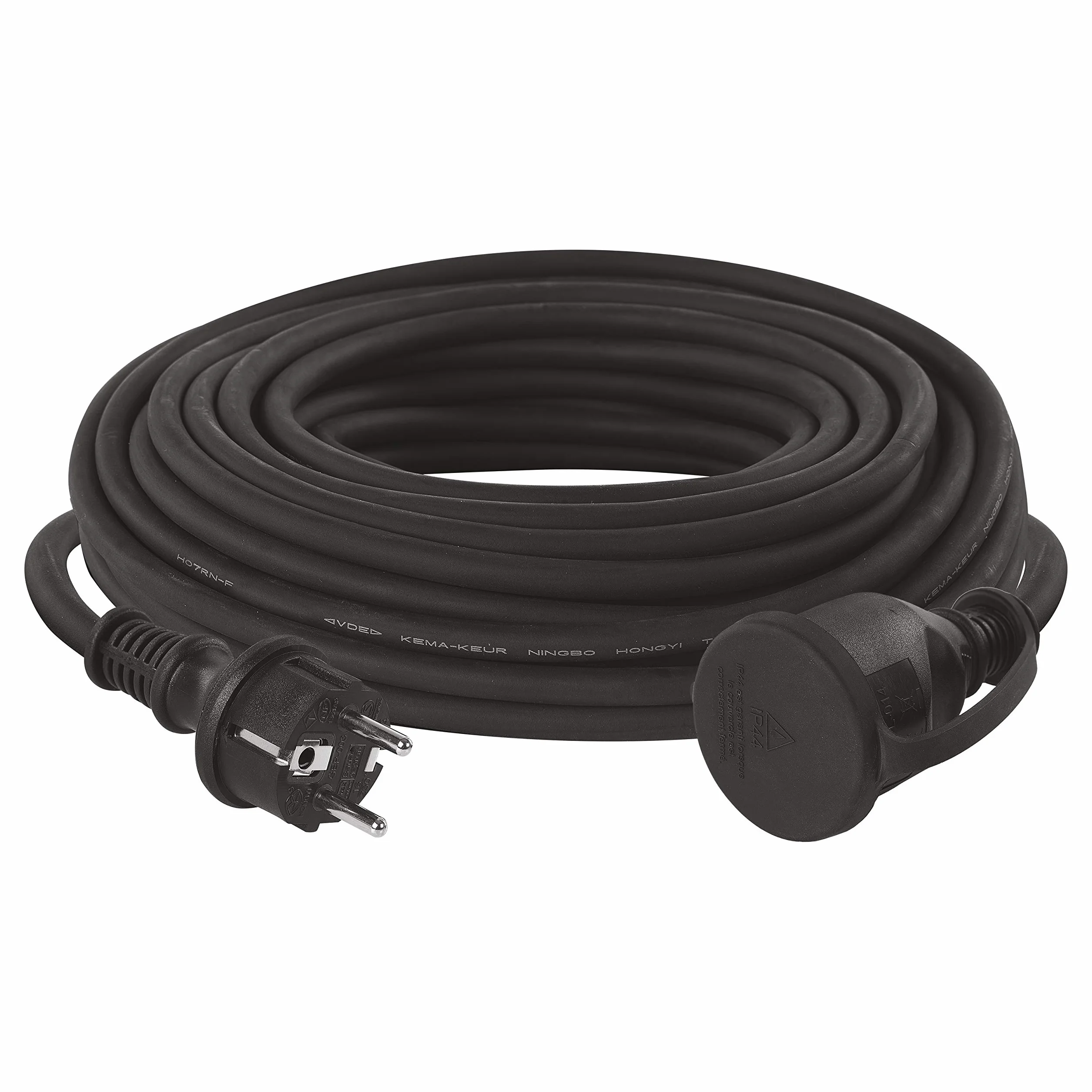 EMOS Prolunga 25 m Schuko Cavo di prolunga in gomma per esterni (IP44), H07RN-F3G 2,5 mm2