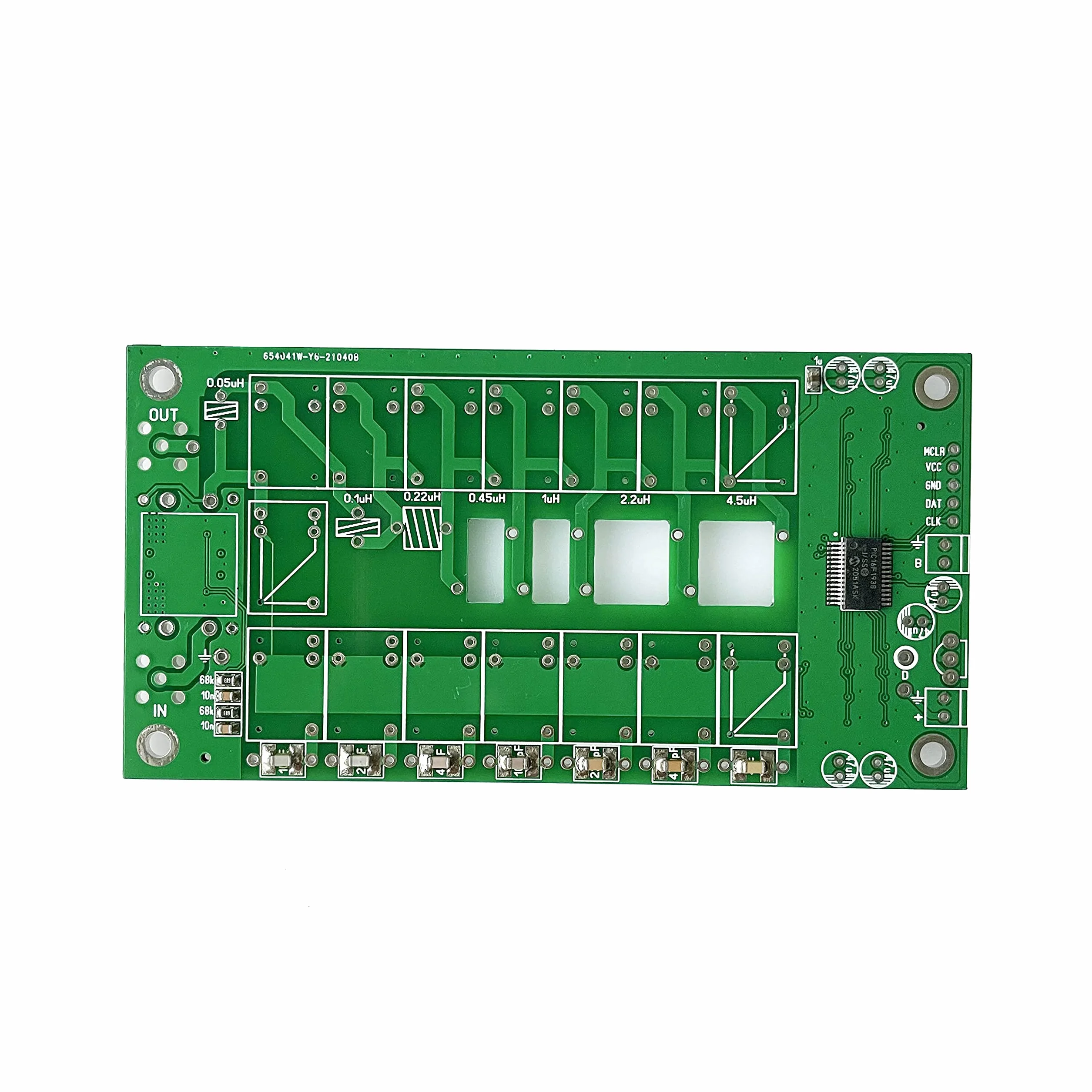 ATU-100 Antenna Tuner DIY Kit 1.8-50 MHz N7DDC Automatic Antenna Tuner 0.96" OLED SMT Soldered Chip 3.2 Firmware Unassembled