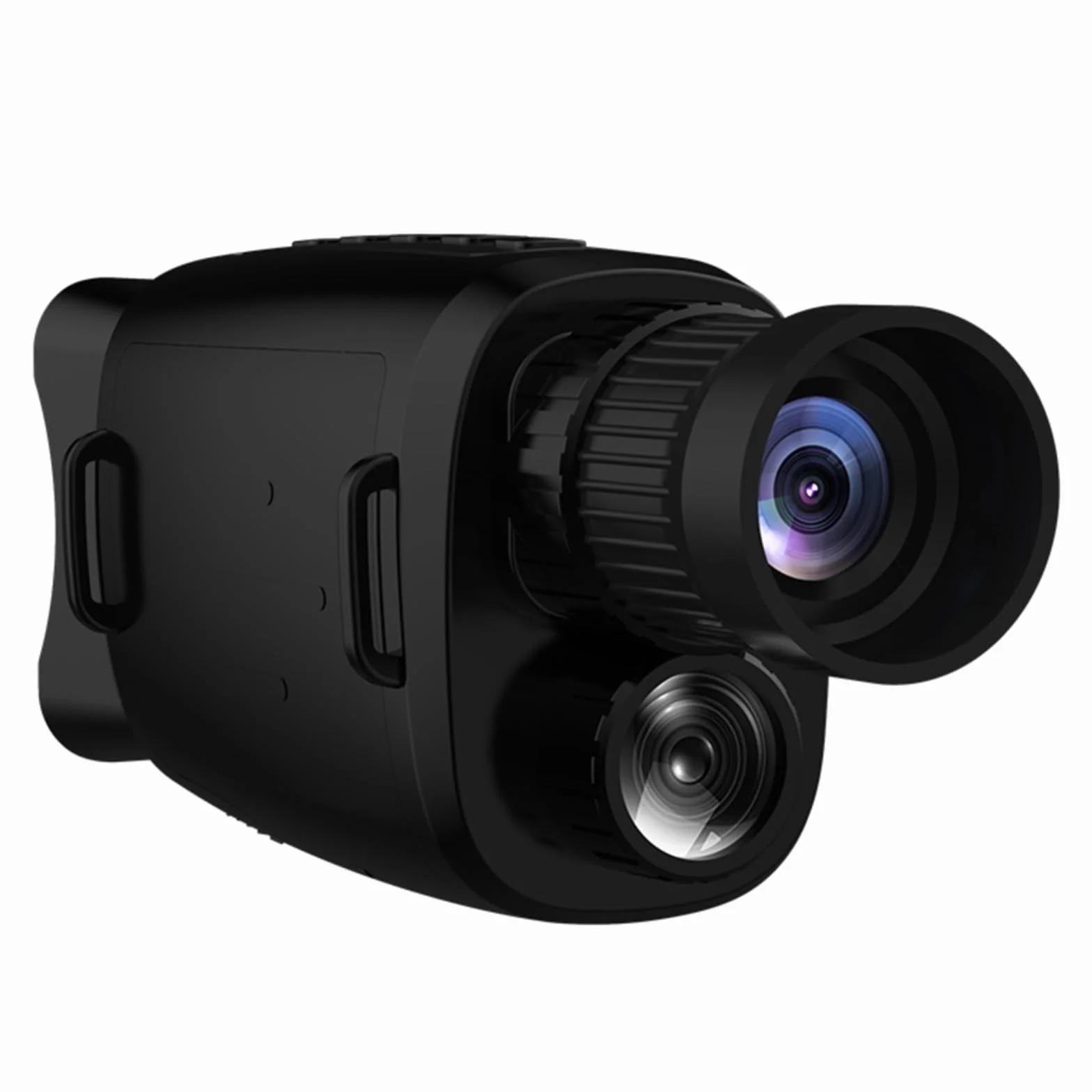Monocolo di visione notturna da 800 m con zoom digitale 16x, infrarossi regolabile da 3 W e display HD 1080p, design resistente alle intemperie in ABS per caccia/campeggio, intervallo di funzionamento
