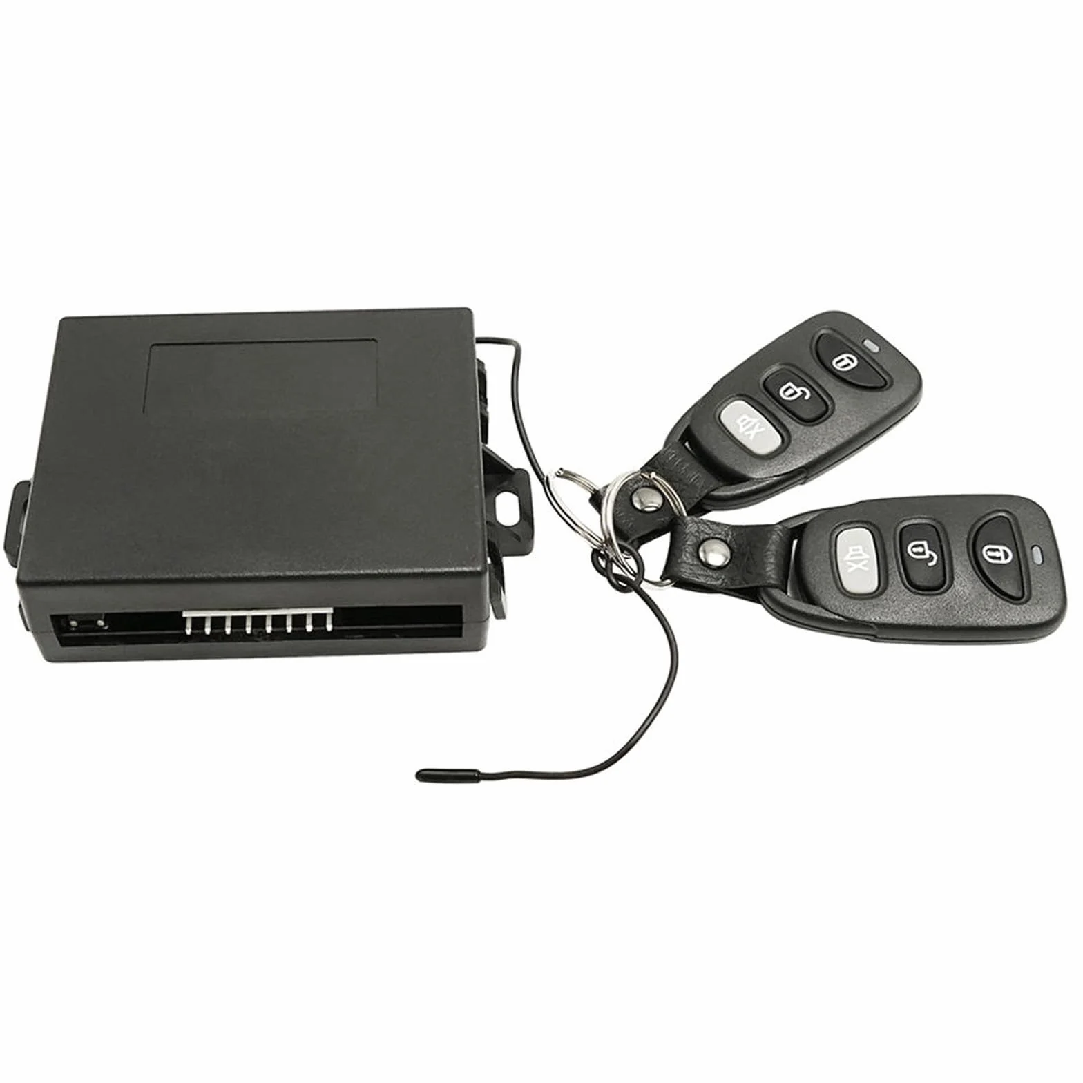 kit chiusura centralizzata auto, universale sistema di apertura senza chiave, Kit blocco porte a distanza + 4 pezzi attuatore di blocco porta