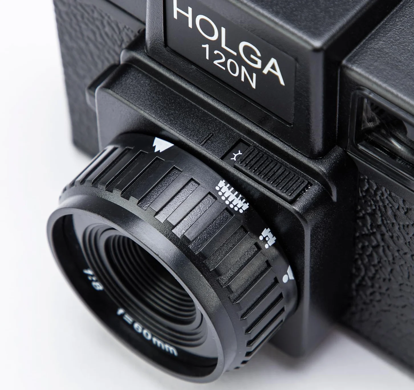 Anton & HOLGA 120N in un set con pellicola B+W - Macchina fotografica di culto con obiettivo in vetro ottico Rollfim