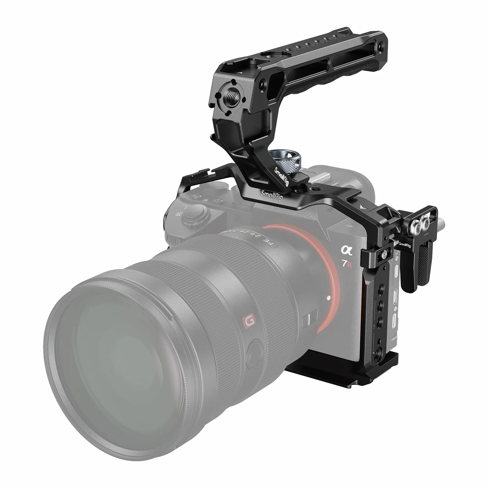 SMALLRIG A7 III/A7R III Cage Kit per Sony Alpha 7 III/Alpha 7R III, Gabbia Completa con Maniglia Superiore per ARRI e Fermacavo, Cold Shoe Incorporato e Guide NATO - 4198