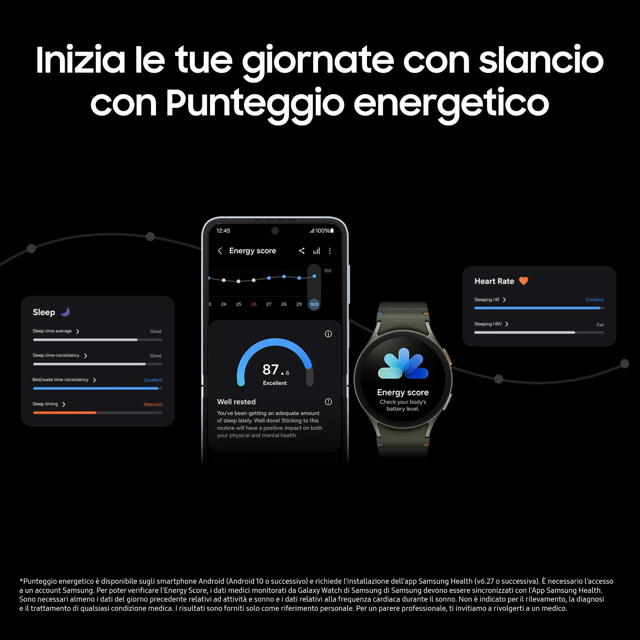Samsung Galaxy Watch7 Smartwatch Galaxy AI, Analisi del Sonno, Controllo con doppio avvicinamento di dita, Batteria a lunga durata, GPS, BT, Ghiera Touch in Alluminio 40mm Green [Versione italiana]