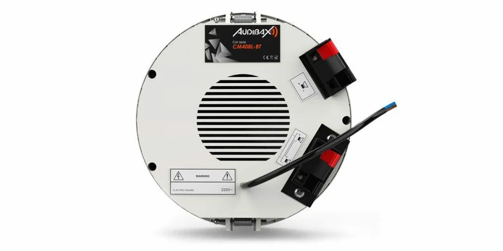 Audibax CM408L-BT Altoparlanti Soffitto Bluetooth 40W 5 Pollici Amplificatore Integrato Attivo Passivo