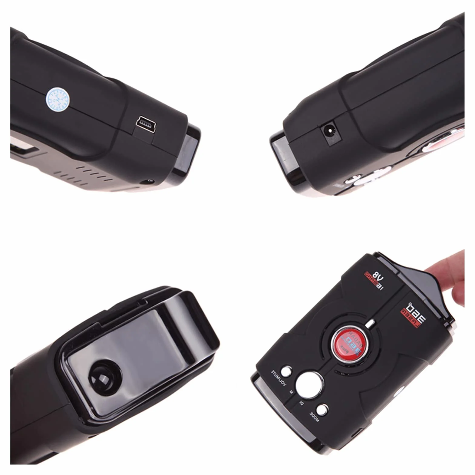 GPS Rilevatore Rilevatore Radar V8 Voice Auto Radar Detector 16 Bandsvg-2 Display LED Display Auto Rivelatore Rilevatore Radar