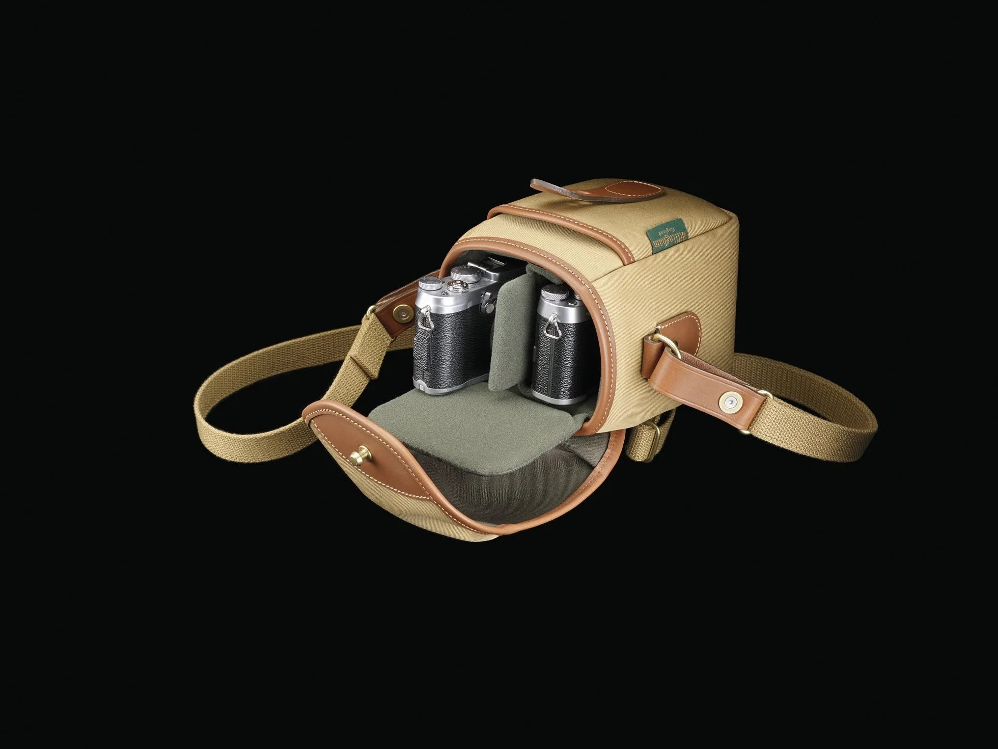 Billingham 72 Borsa Protettiva per Fotocamera, Khaki/Cuoio