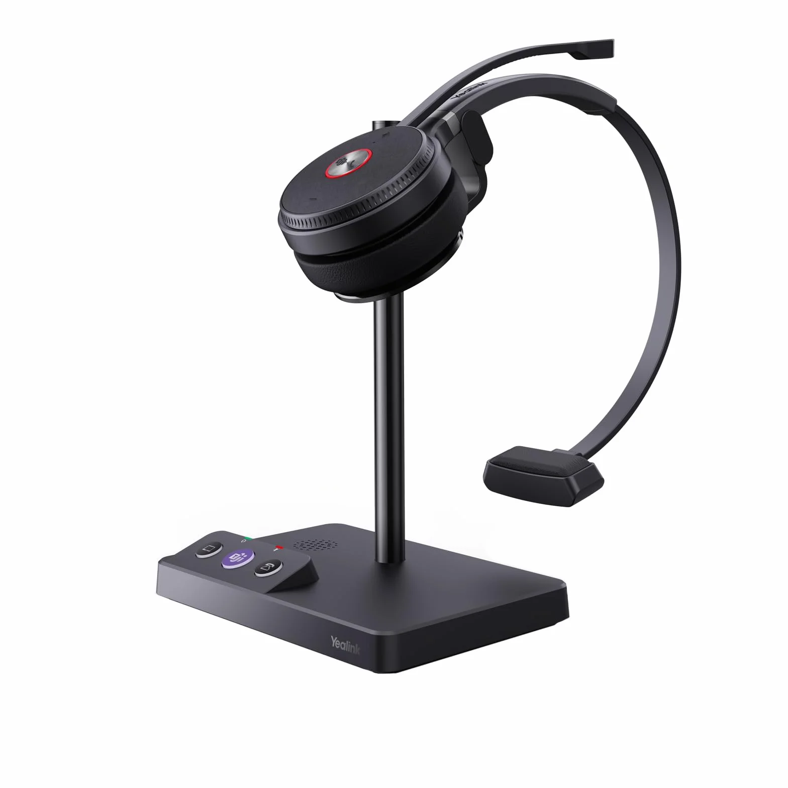 Yealink WH62 Cuffie cordless DECT certificate Teams, Cuffie da ufficio monoauricolare per telefono fisso e softphone per computer, Microfono con cancellazione del rumore, Autonomia in conversazione 13