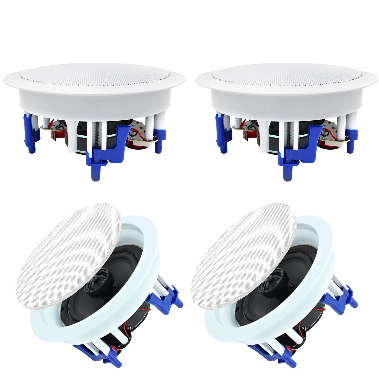 Herdio Altoparlanti da Soffitto Bluetooth 5,25 Pollici 600 Watt 4 Pezzi