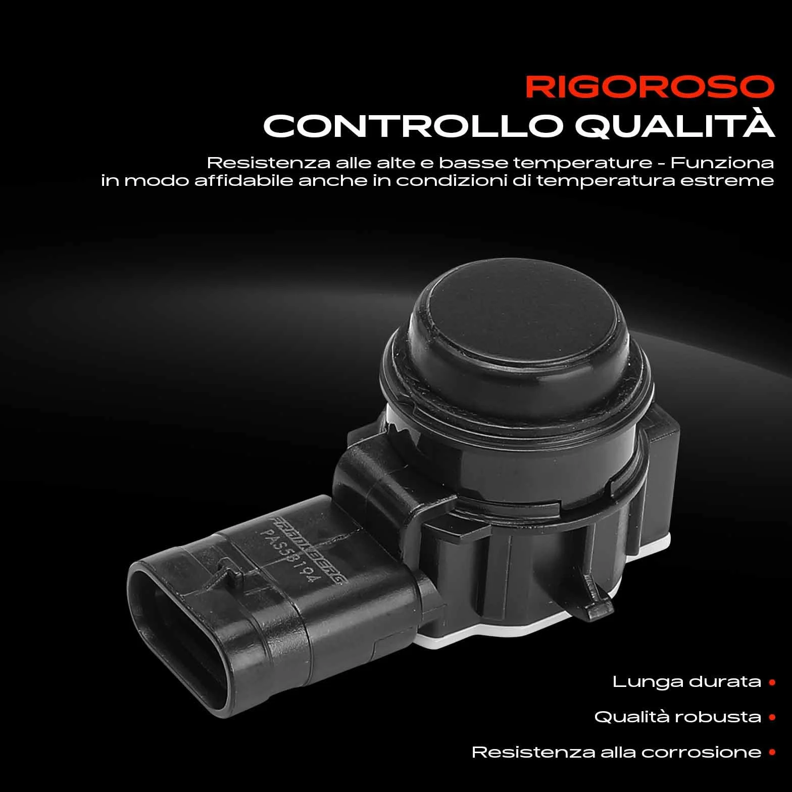 Frankberg 4x Sensore di Parcheggio PDC Compatibile 312 0.9L 2012-2019 319 0.9L 2013-2019 4C 960 1.7L 2013-2019