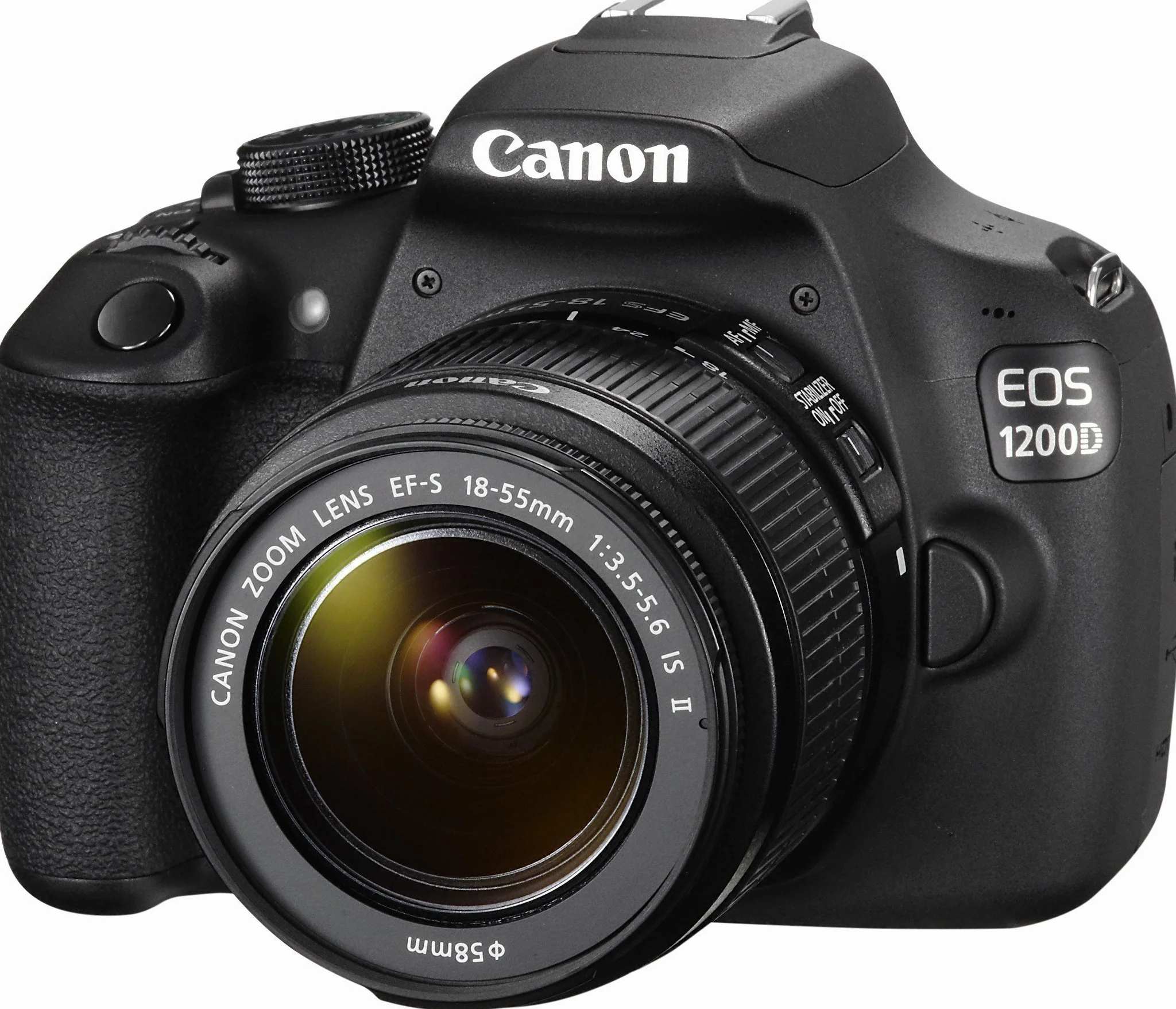 Canon EOS 1200D Fotocamera Reflex Digitale 18 Megapixel con Obiettivo 18-55DC, Nero/Antracite
