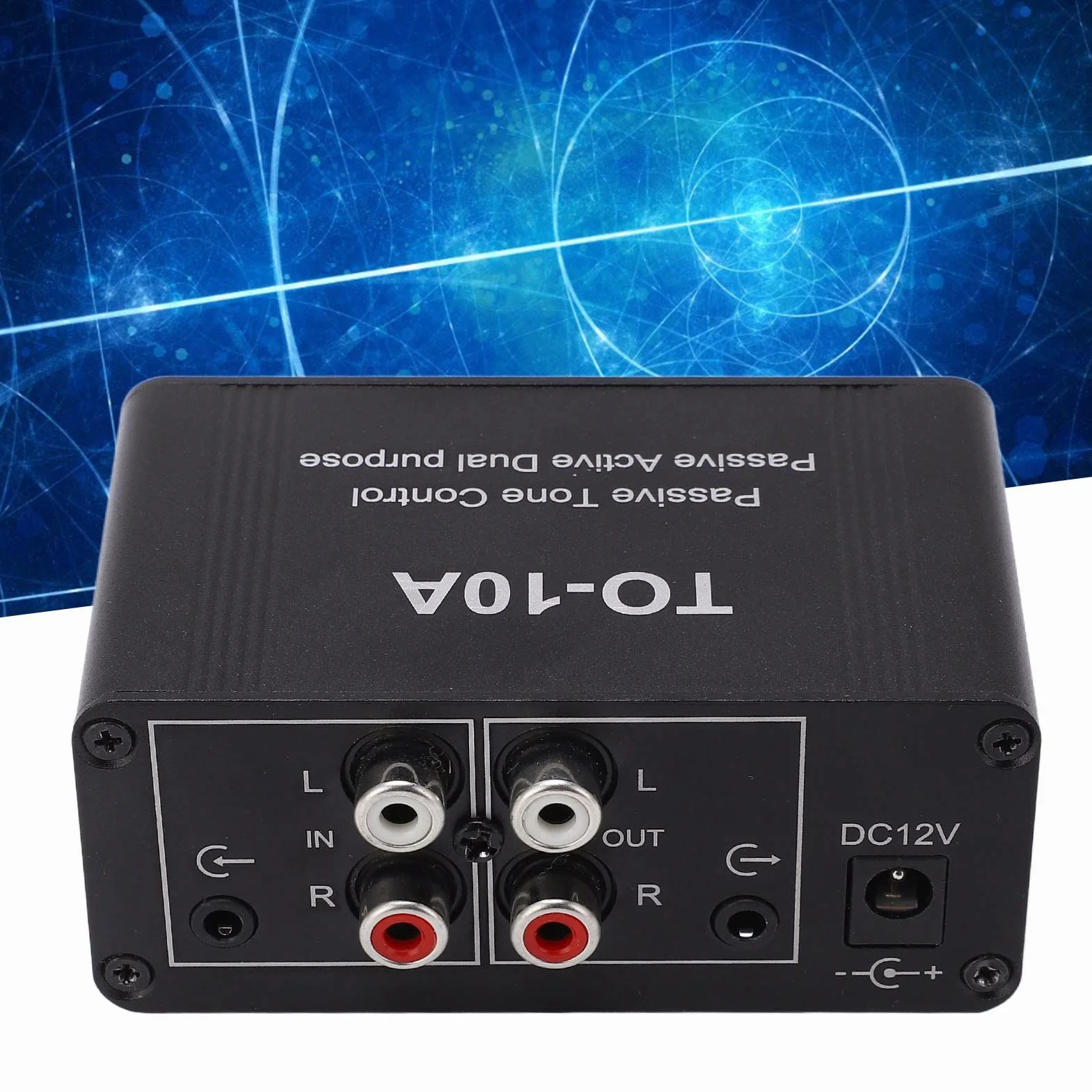 NE5532 Mini Preamplificatore Audio Stereo con Ingresso/Uscita 3.5mm per DVD CD MP3 TV