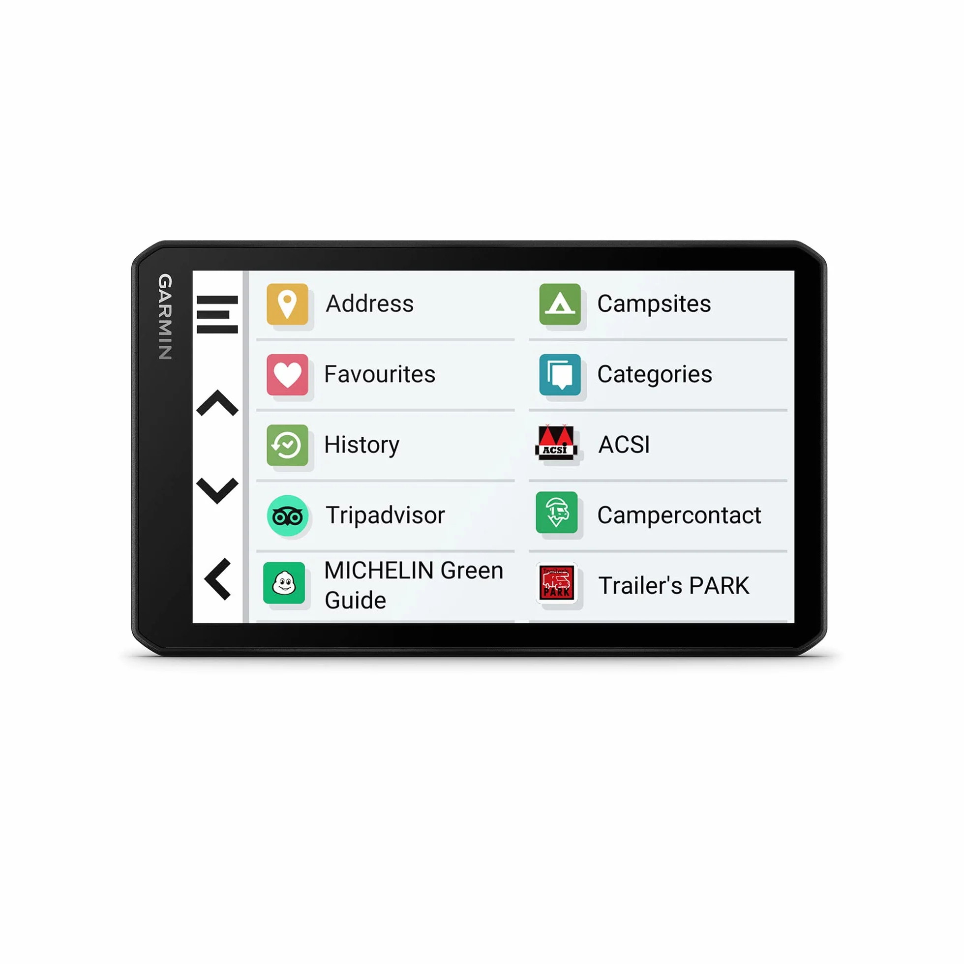 Garmin CamperCam 795, Navigatore GPS per Camper e Caravan, Dash Cam integrata, Registra video a ciclo continuo, Salvataggio automatico