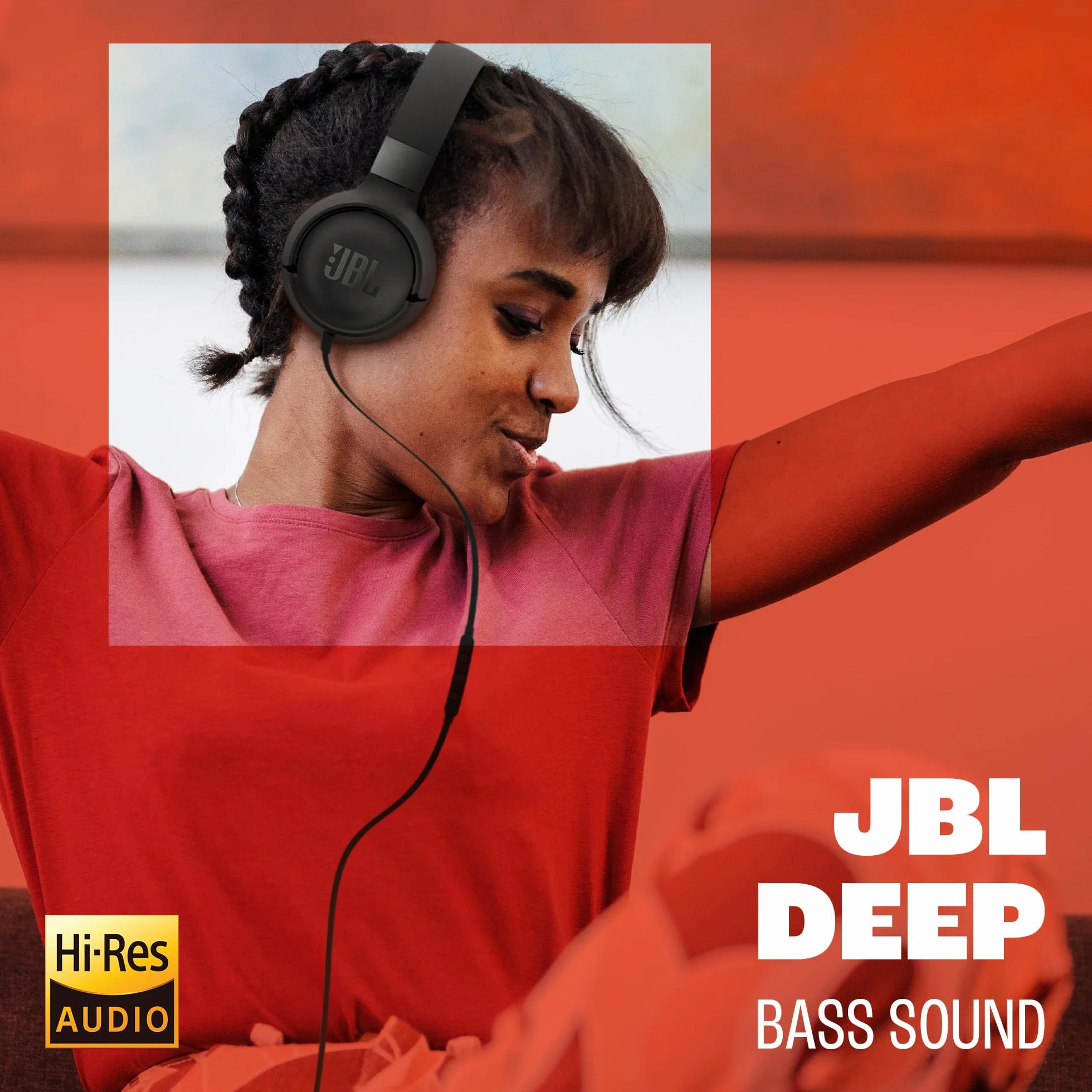 JBL Tune 520 C Cuffie con Filo On Ear, Microfono, Suono JBL Pure Bass, Preimpostazioni EQ, Connettività USB Tipo C, Design Pieghevole e Cavo Anti-Groviglio, Viola