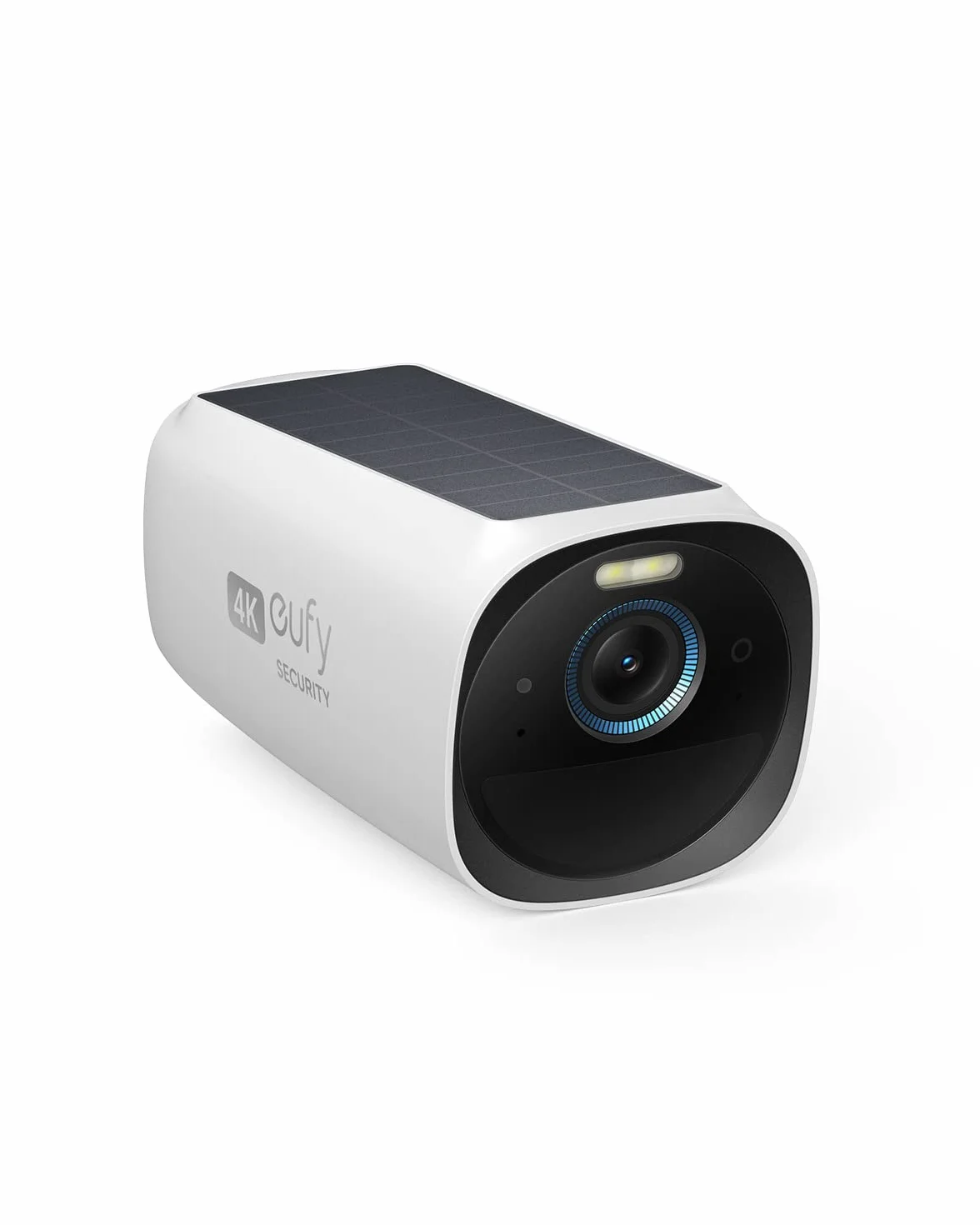 eufy Security eufyCam S330(eufyCam 3), telecamera wi-fi esternoi, telecamera pannello solare, risoluzione 4K, richiede HomeBase 3, Nessun Costo Mensile (Ristrutturato)