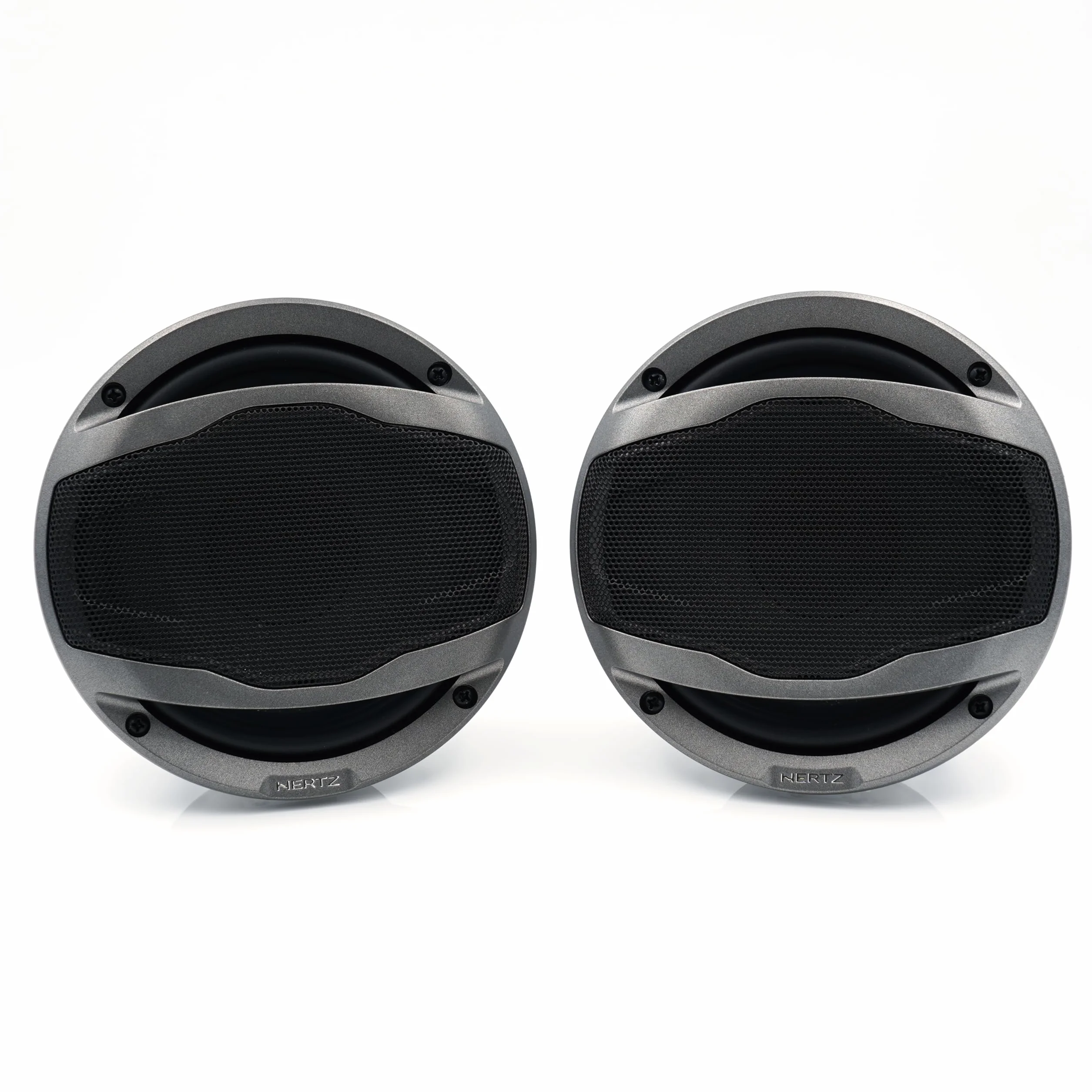 Hertz CK 165 - Sistema audio a due vie per auto con woofer da 165 mm in carta pressata, tweeter a cupola da 26 mm, crossover dedicato e griglie incluse, potenza massima 285W