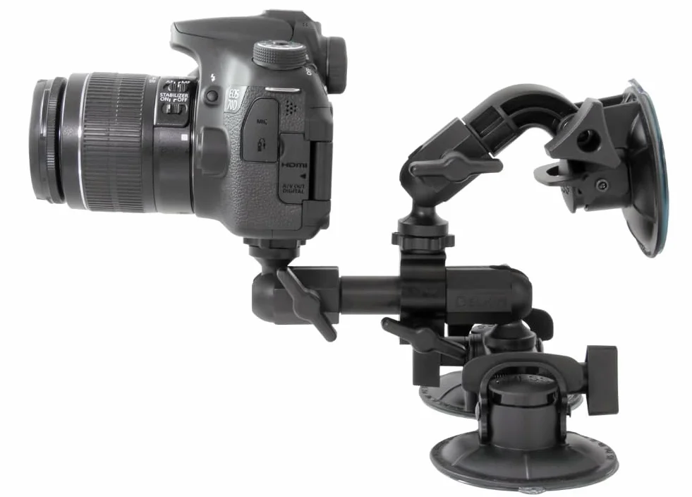 Delkin Fat Gecko - Supporto a ventosa treppiedi