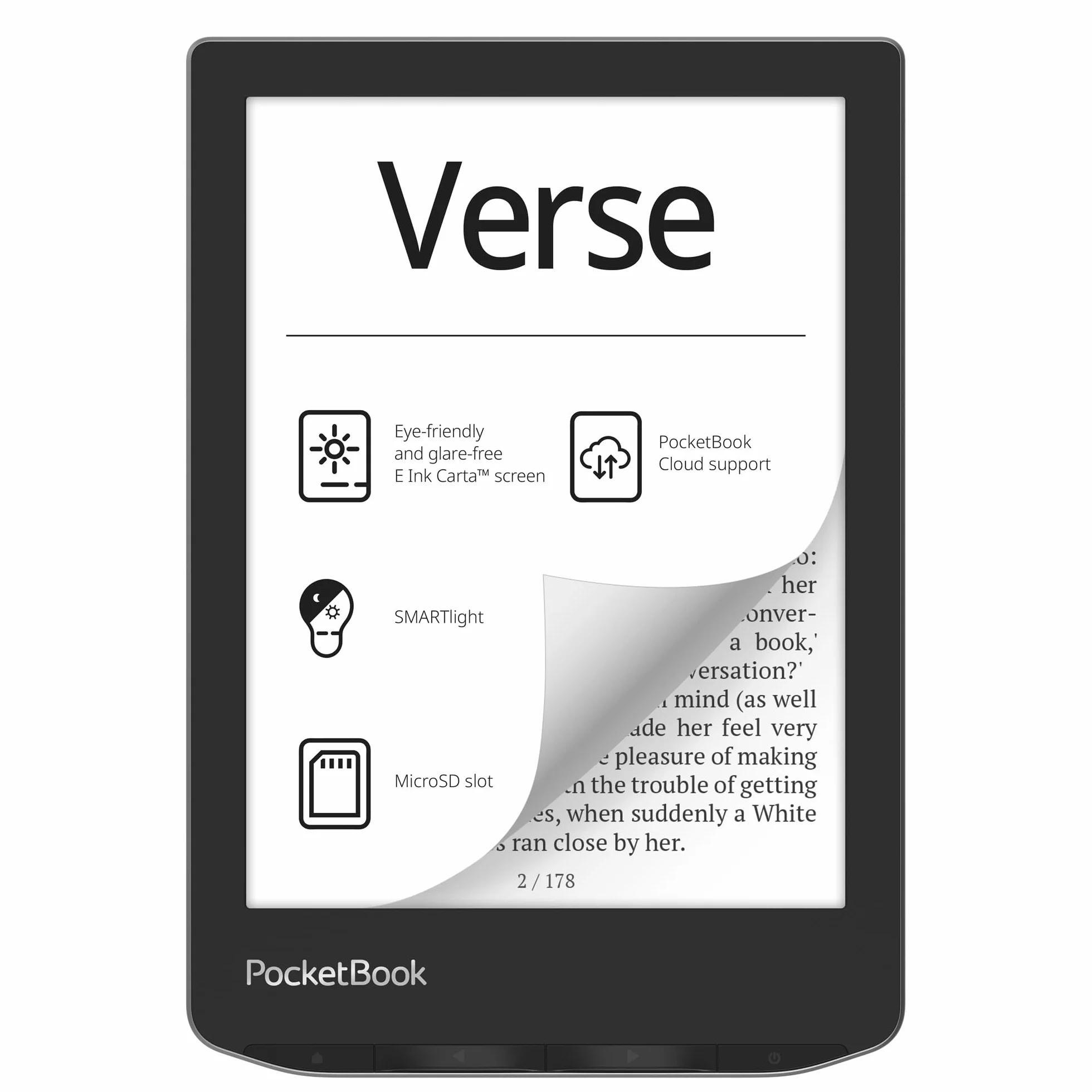 PocketBook VERSE MIST GREY (GRIGIO)