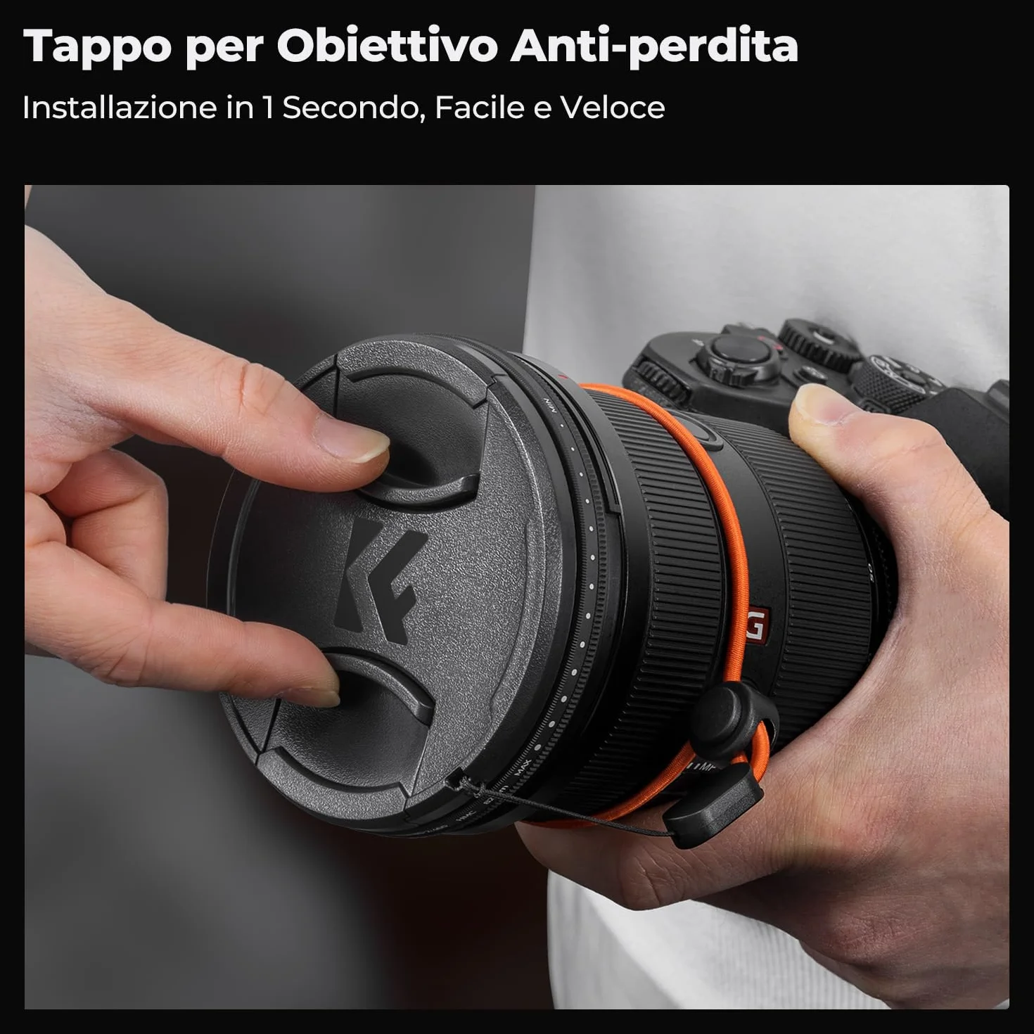 K&F CONCEPT Nano-Klear 40.5mm ND Filtro Variabile ND2-ND400 (1-9 Stop) Filtro ND Variabile di 18 Strati Rivestimento Nano in Vetro Ottico con Un Panni di Pulizia e Tappo per Obiettivi